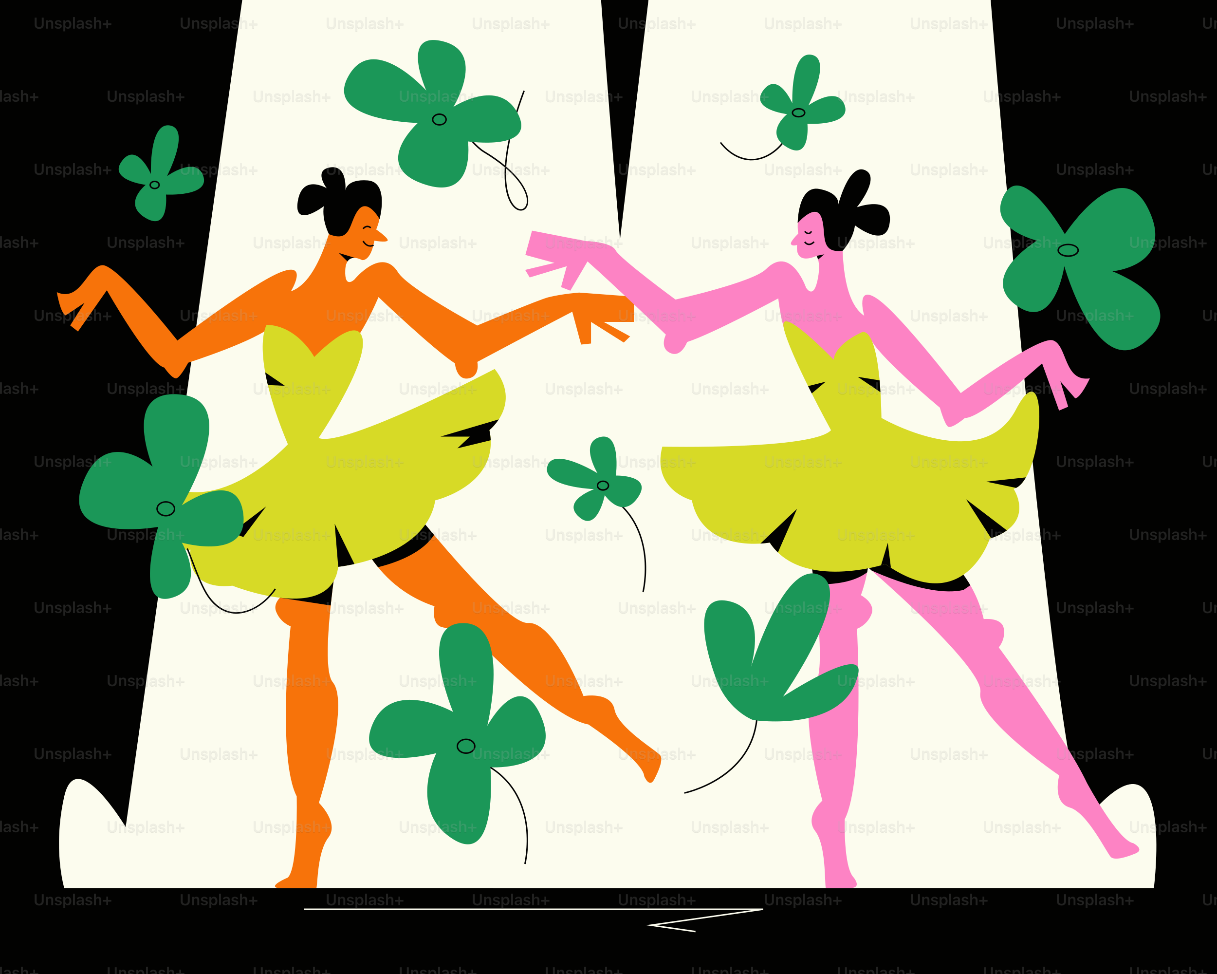 A couple of people that are dancing together