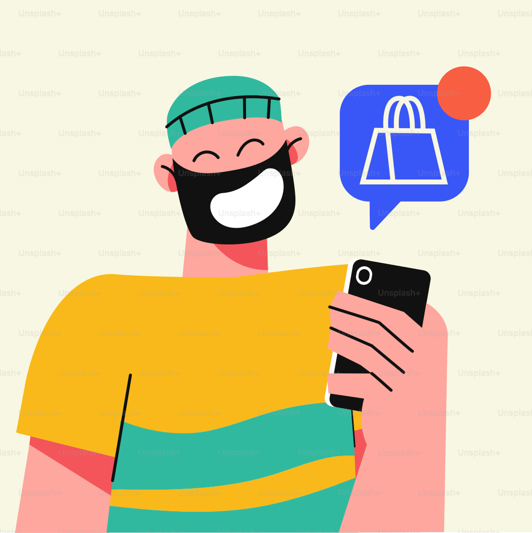 A man holding a smart phone in his hand