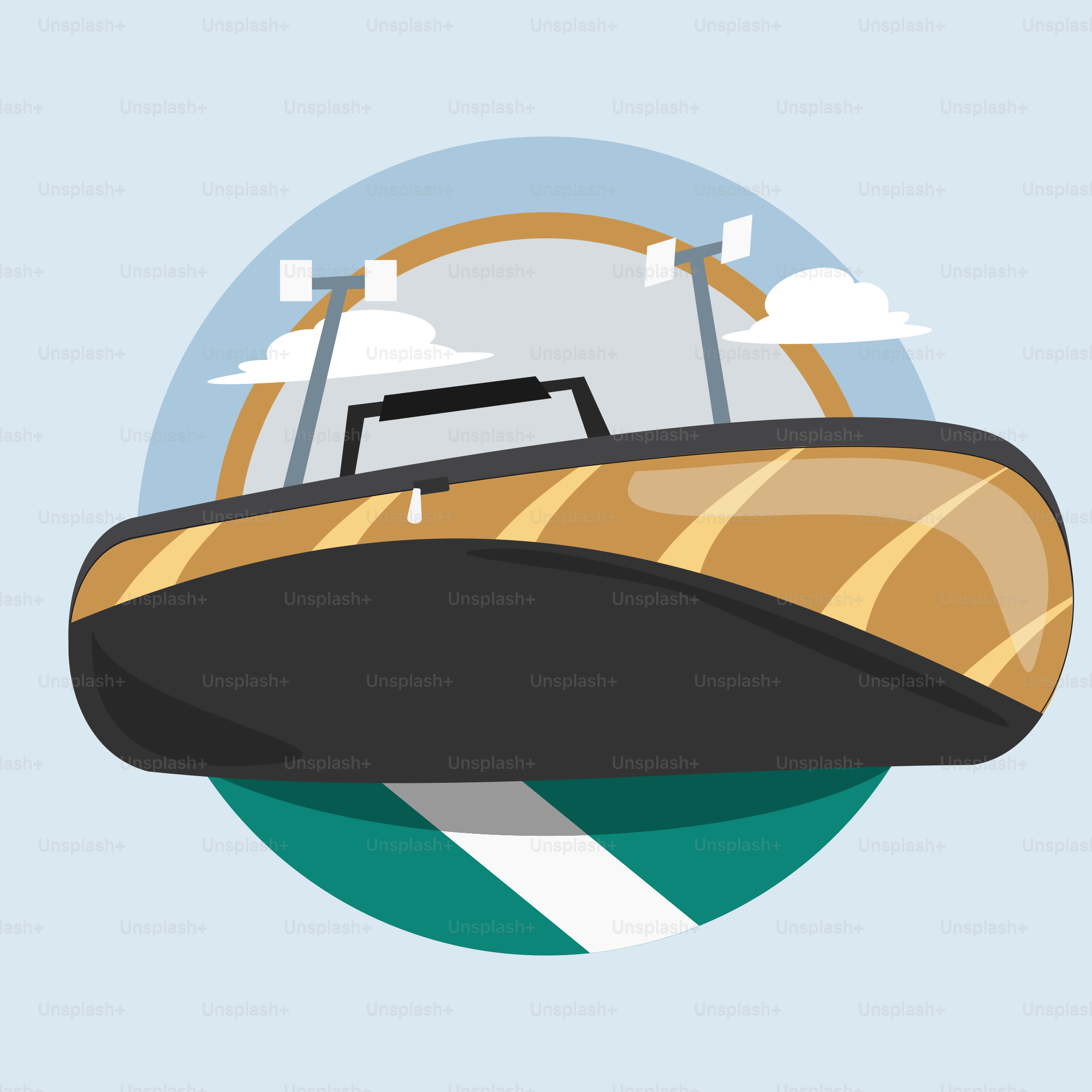 Ein Boot, das auf einem Gewässer treibt