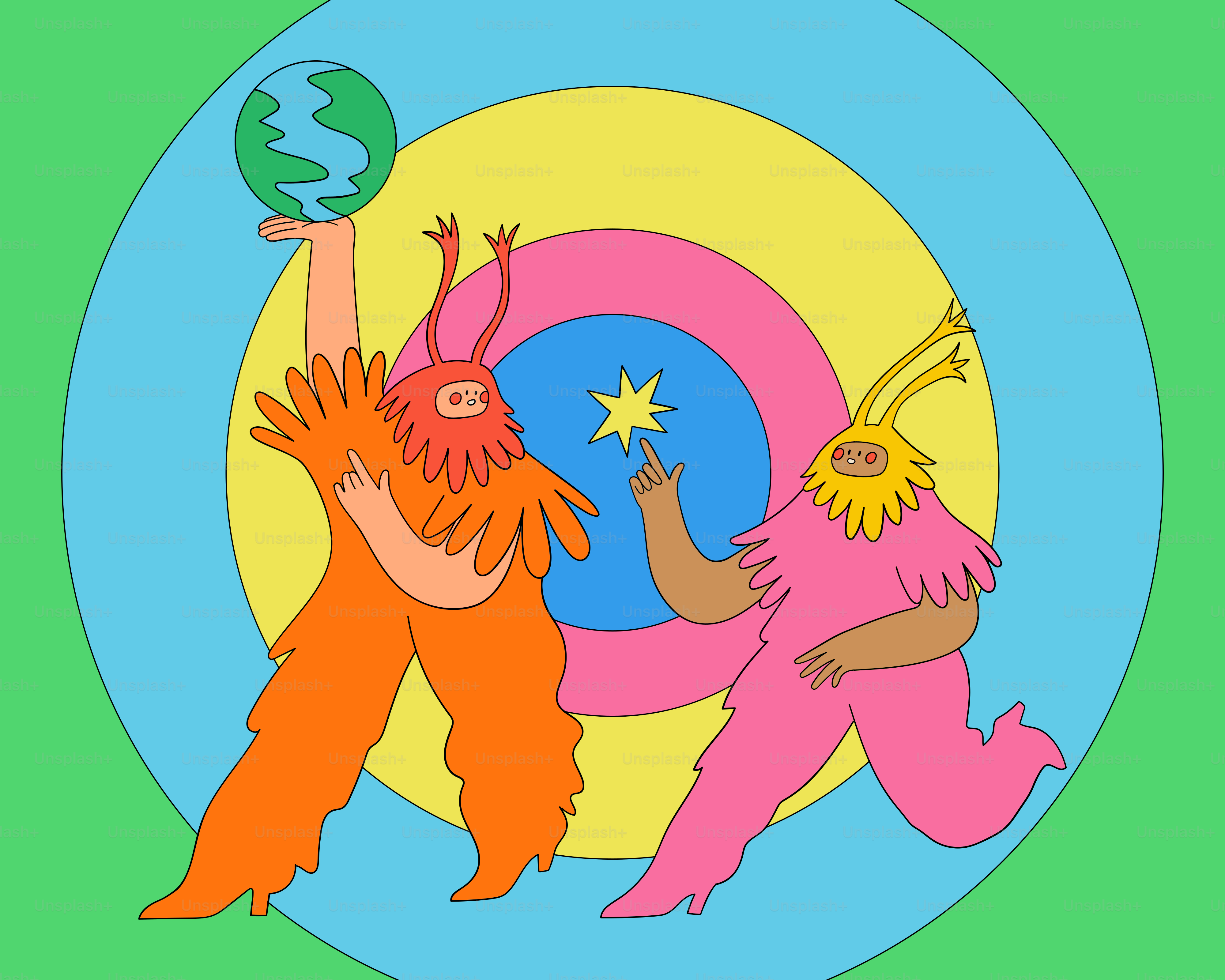 Un paio di persone che sono in volo