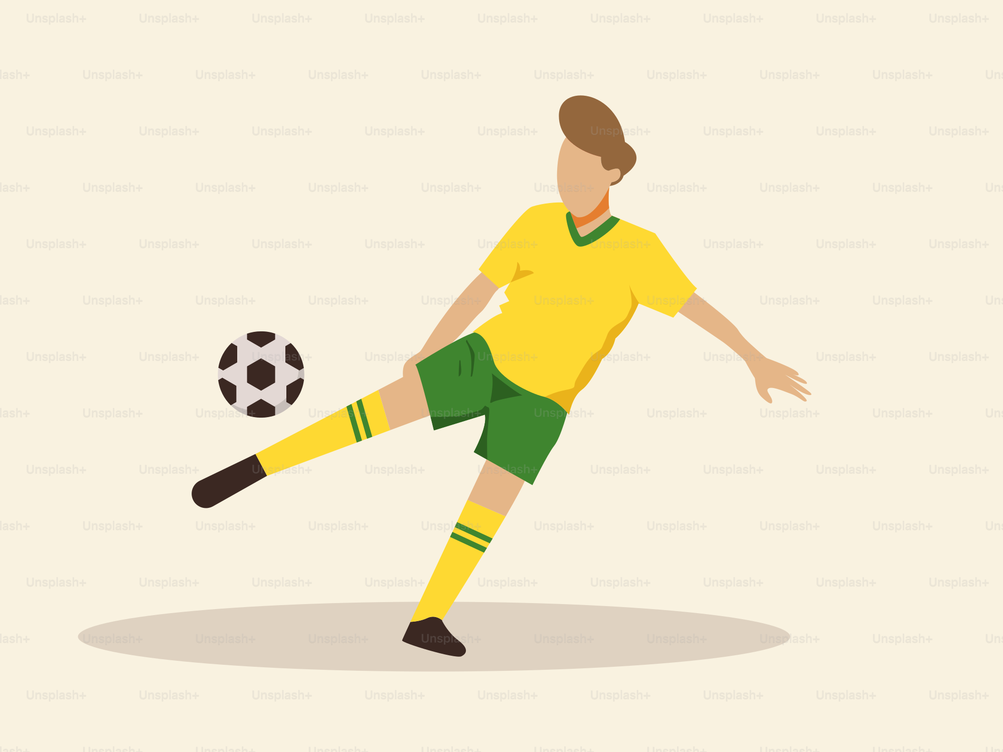 A man kicking a soccer ball on top of a field