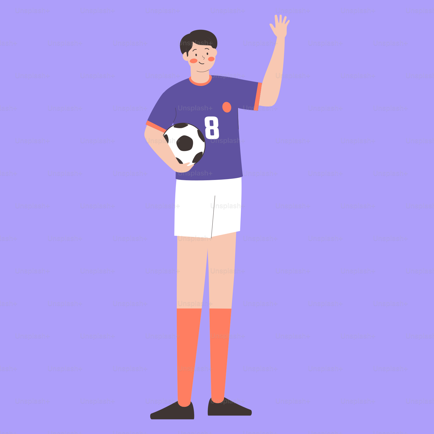 A man holding a soccer ball in his hands