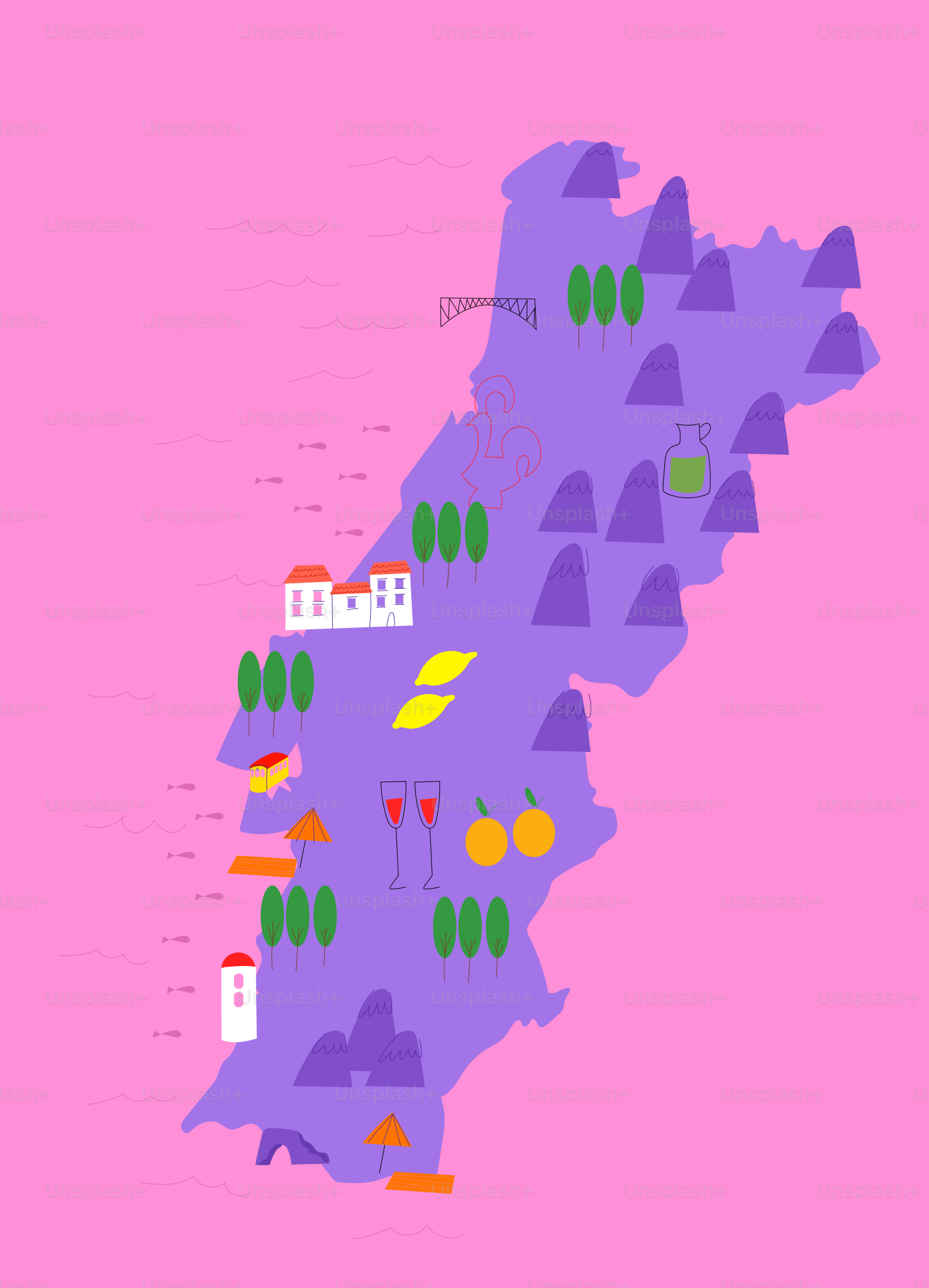 A map of the state of new jersey