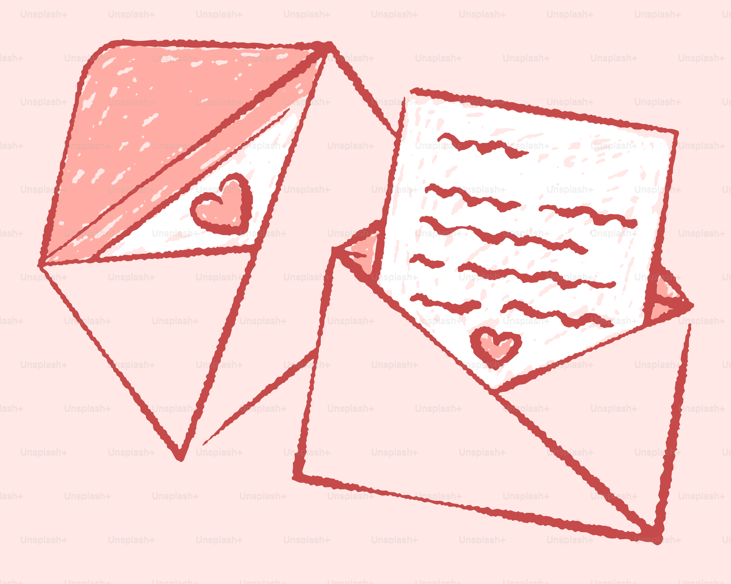 An open envelope with a piece of paper in it