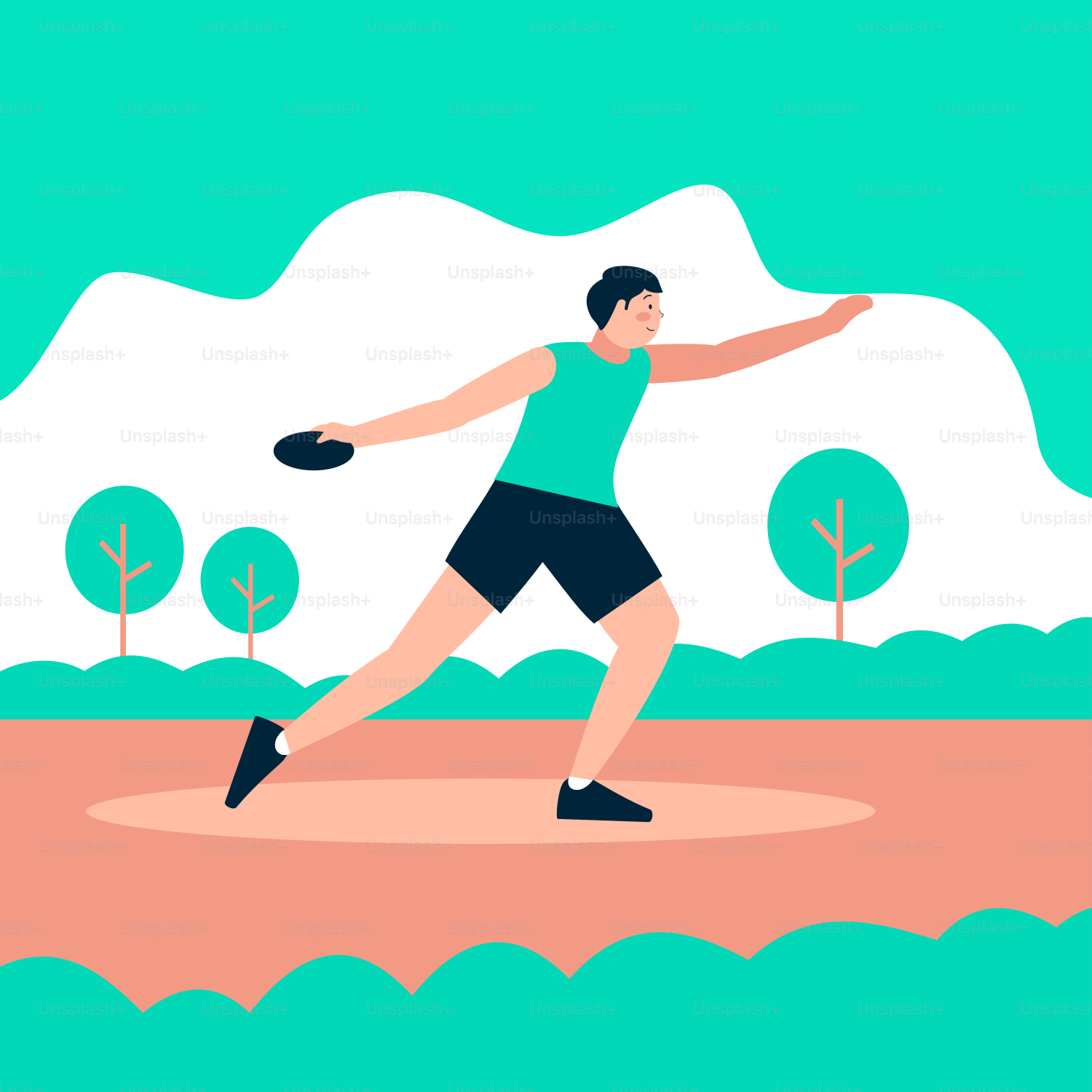 A man throwing a ball on a baseball field