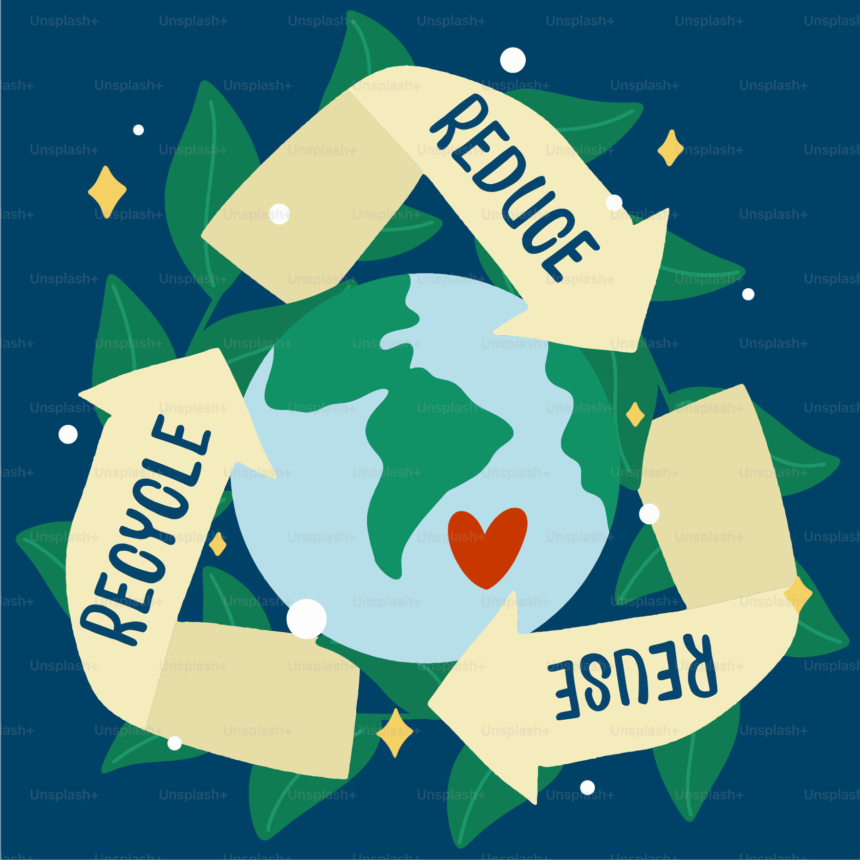 A picture of a globe with ribbon around it