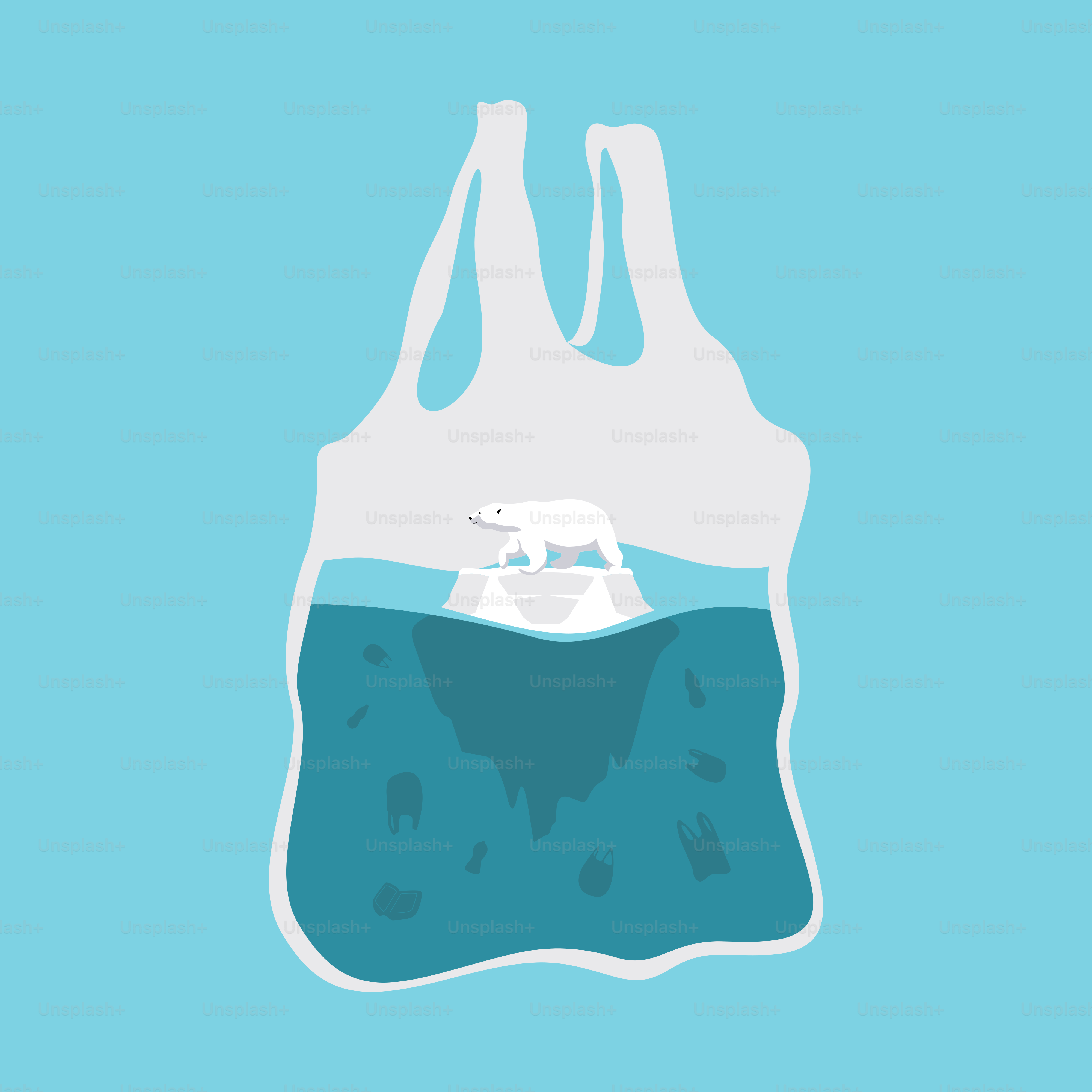 Un soutien-gorge pour femme avec un ours polaire dessus