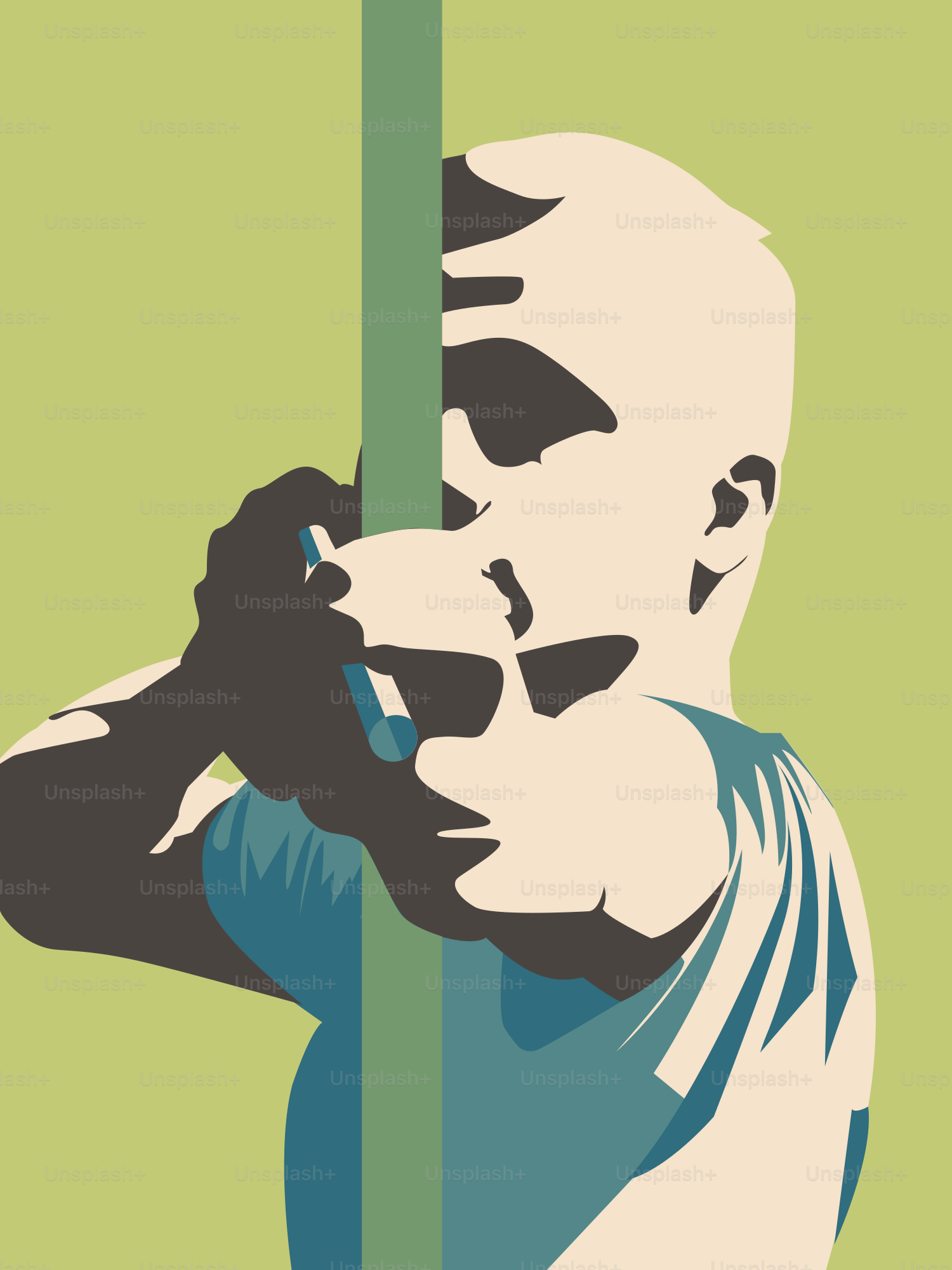 야구 방망이를 들고 있는 남자의 포스터