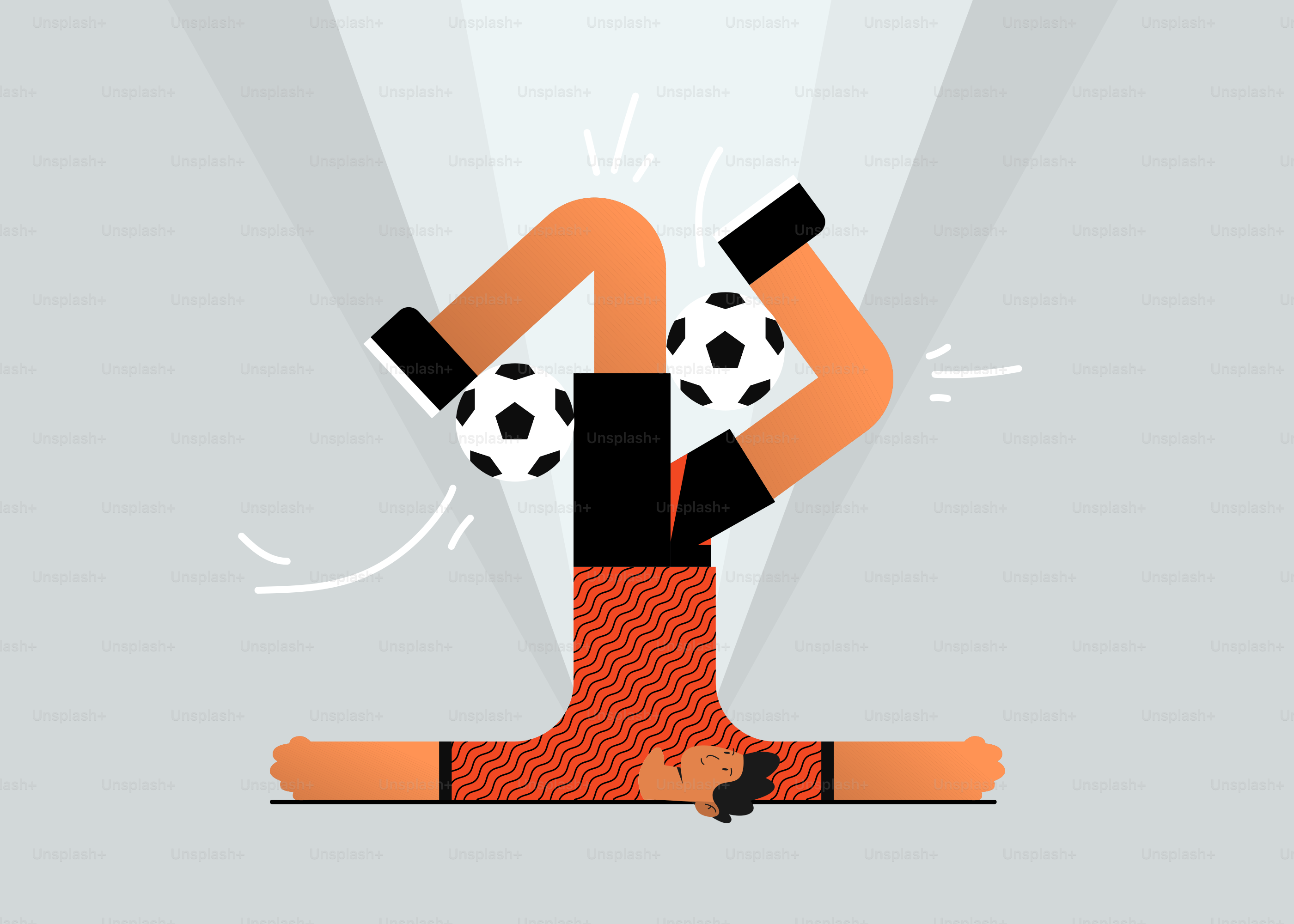 A person sitting on the ground with a soccer ball