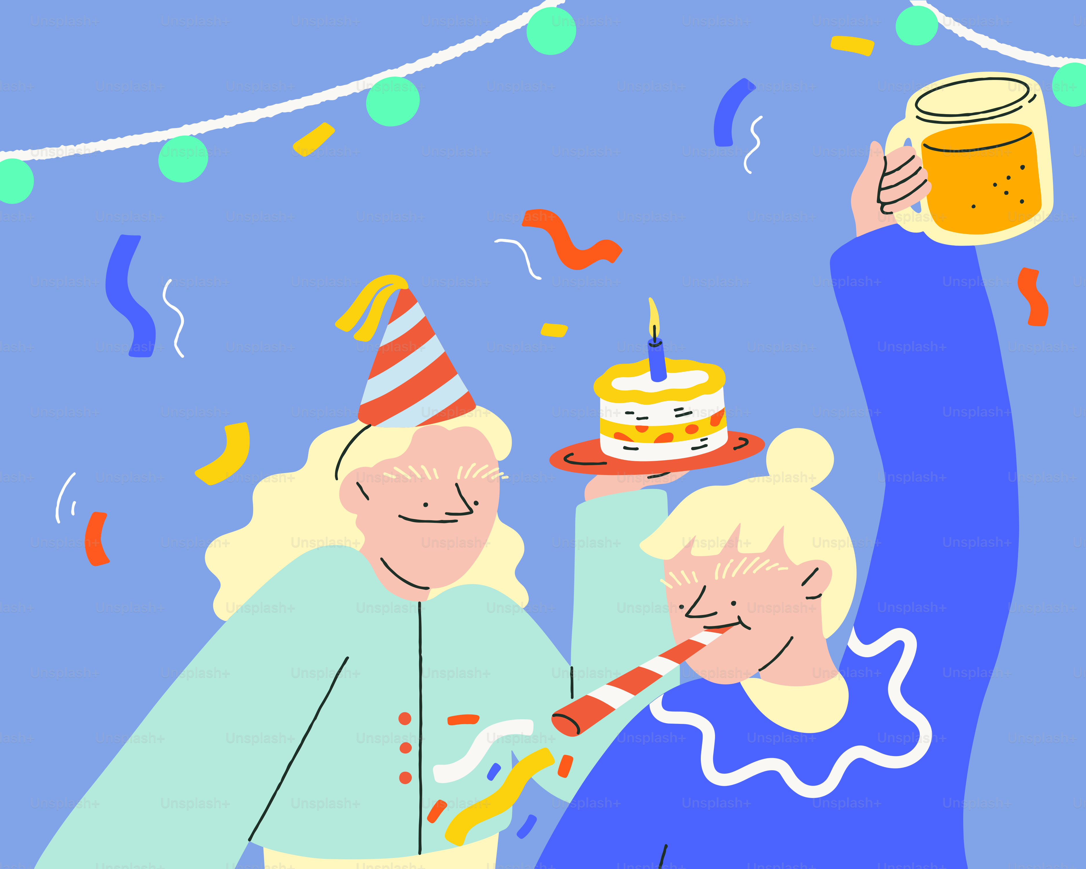 Un par de personas que están sosteniendo un pastel