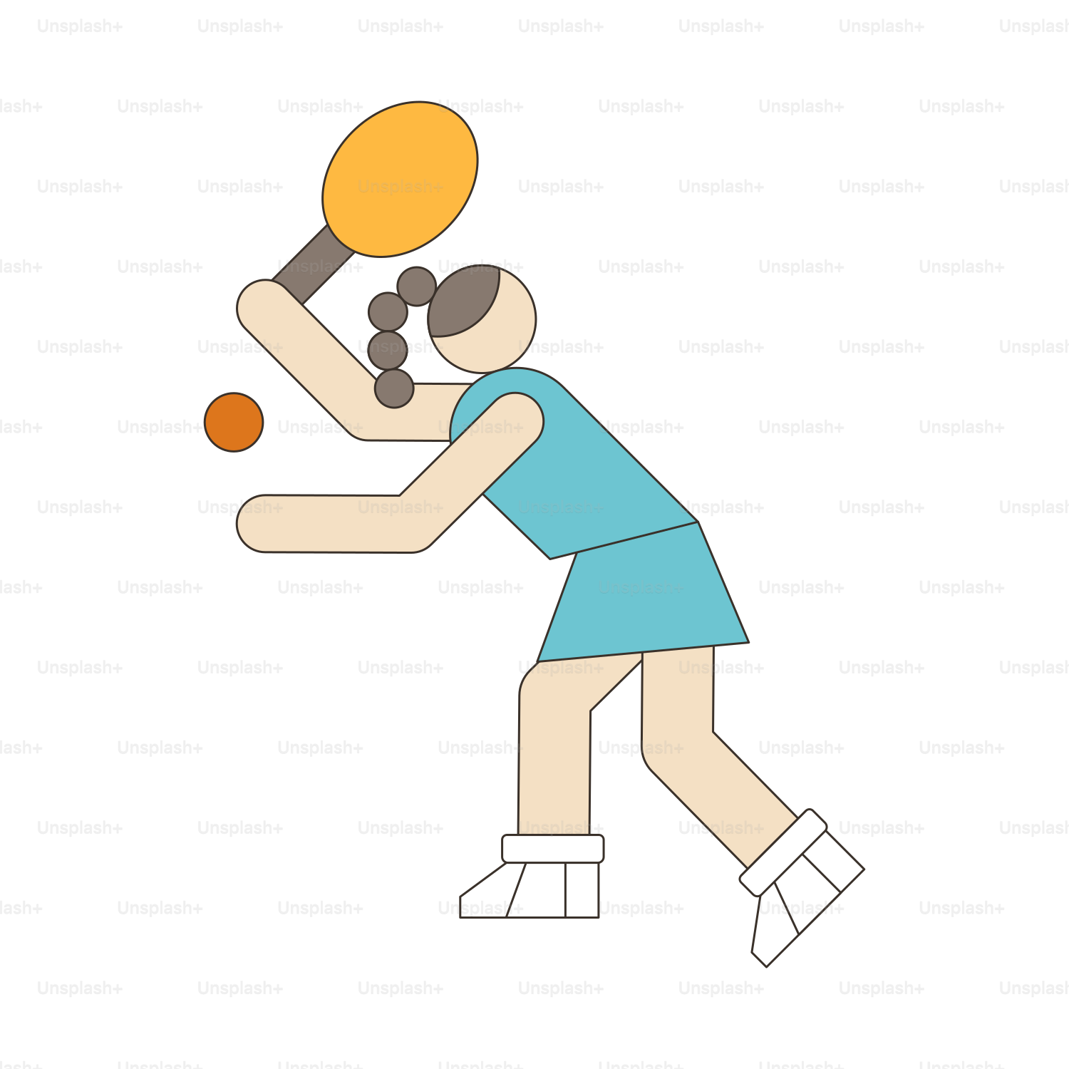 Una persona con raqueta de tenis y pelota