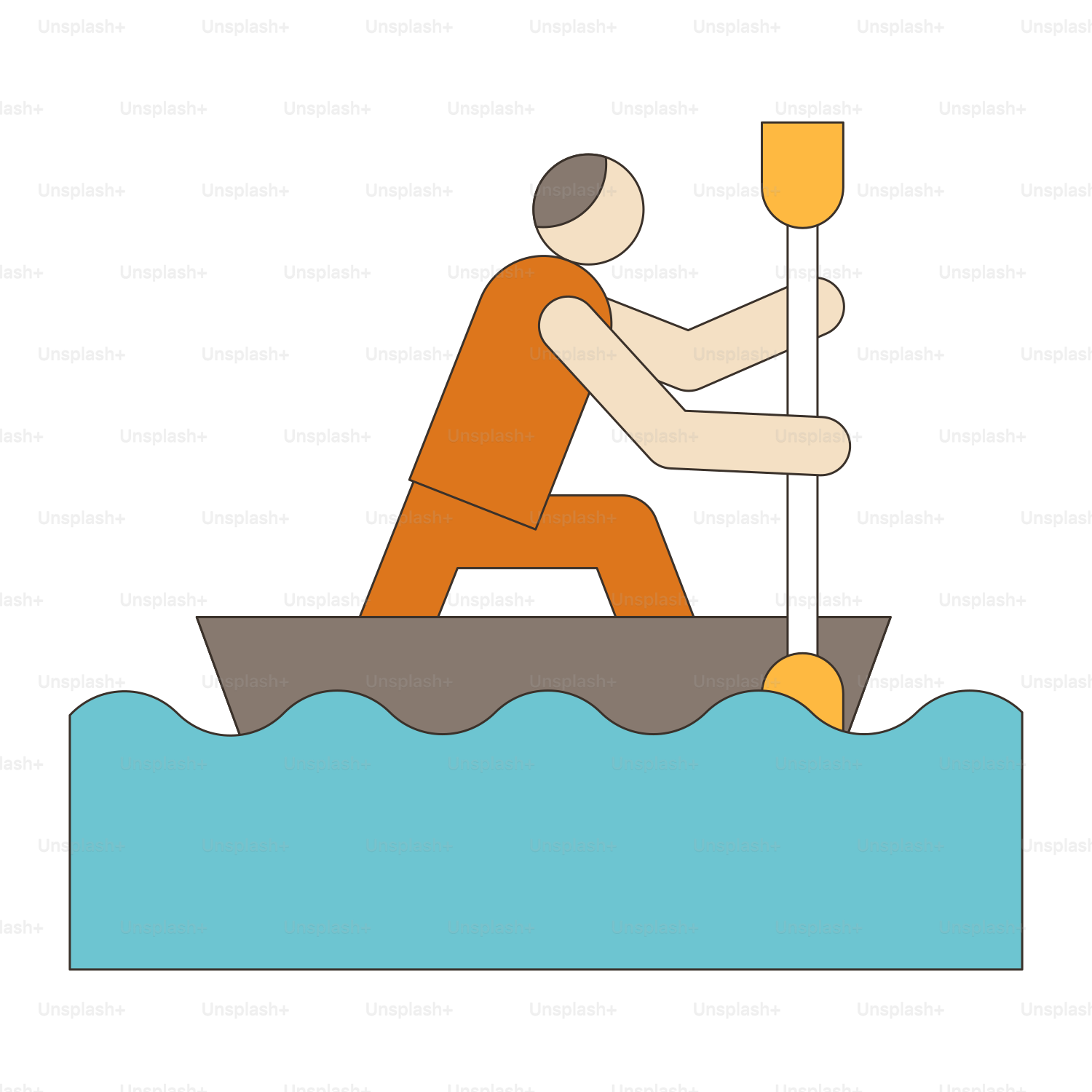 Ein Mann, der mit einem Glas in der Hand auf einem Boot sitzt