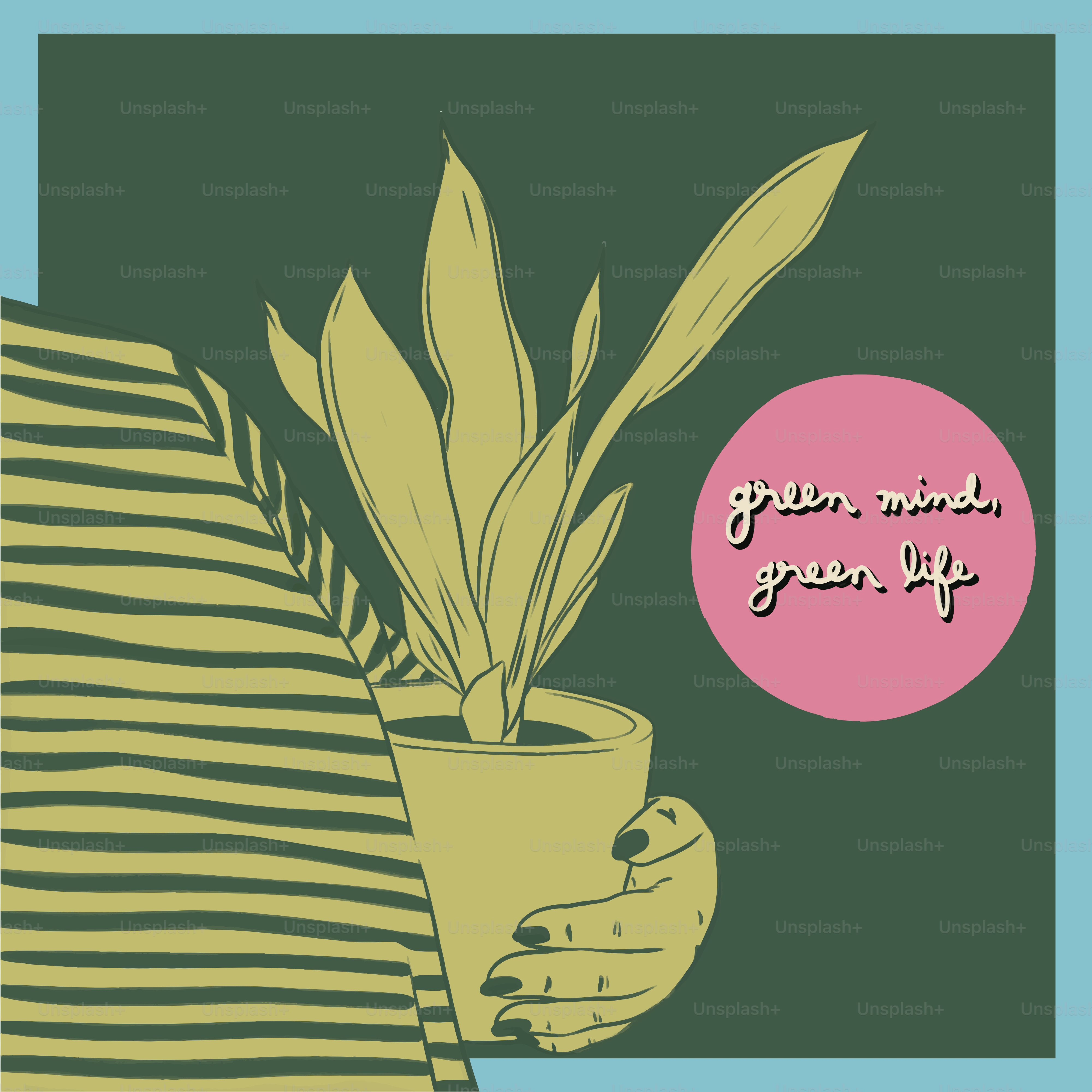A picture of a plant in a pot