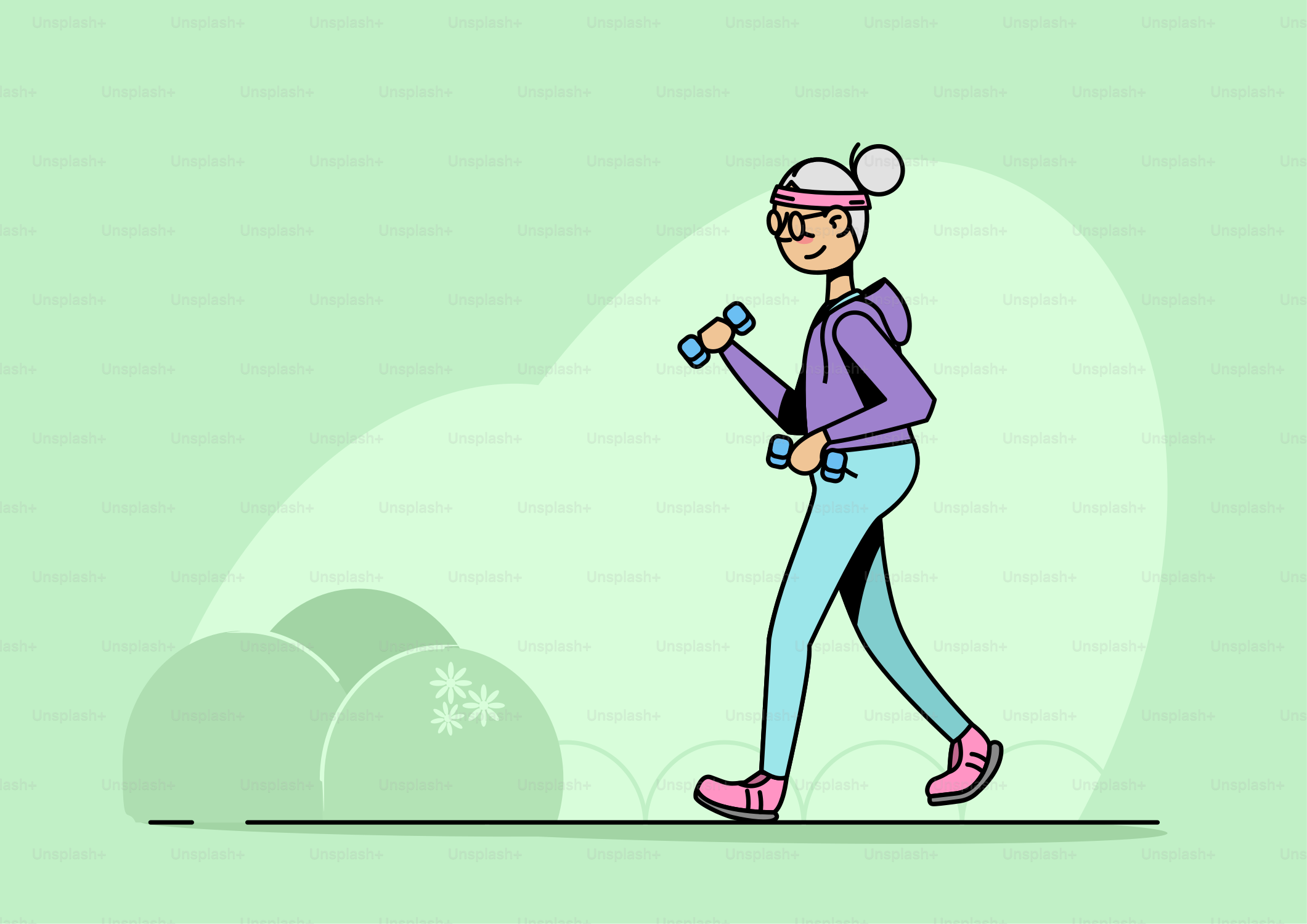 A woman walking with a baseball bat in her hand