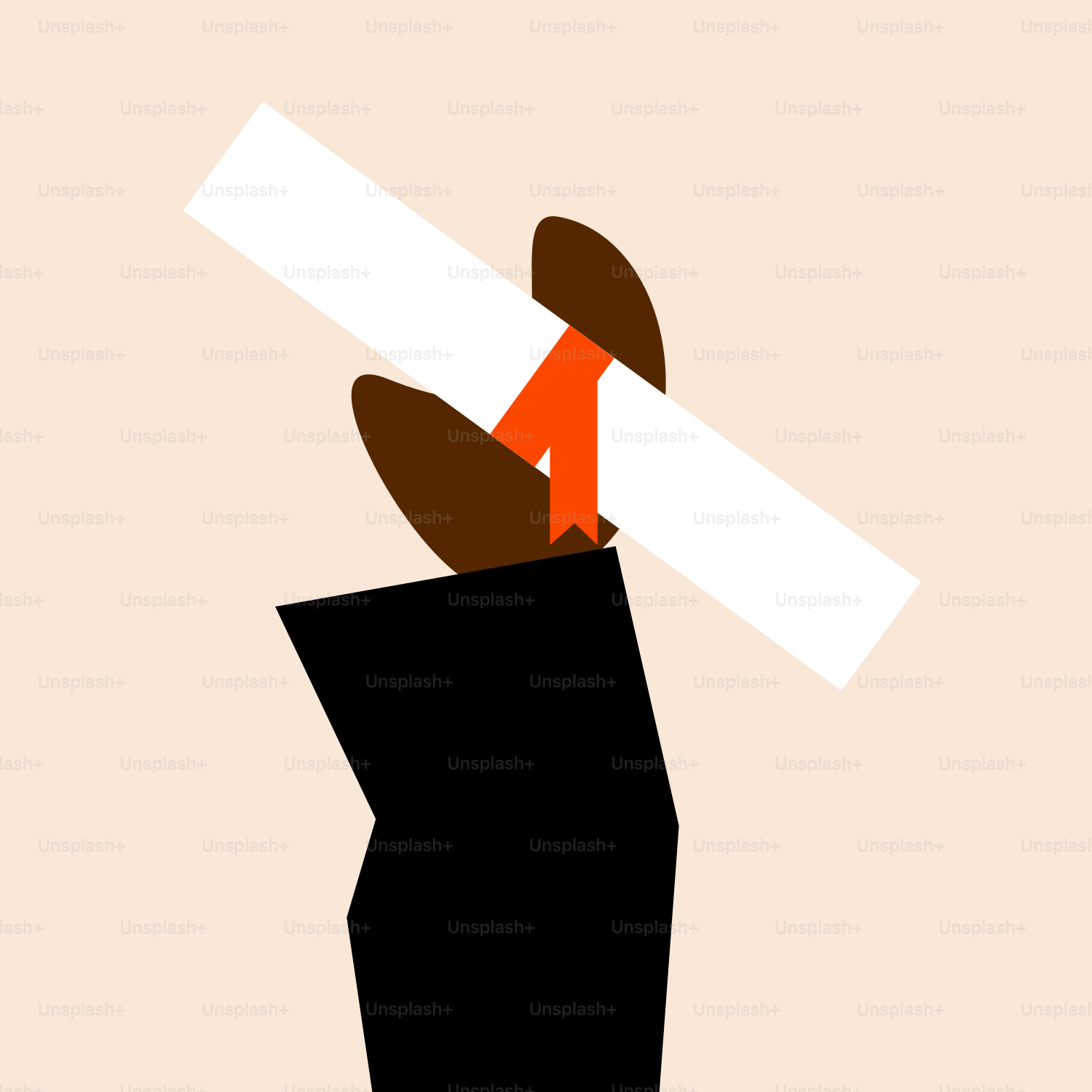A person holding a cigarette in their hand