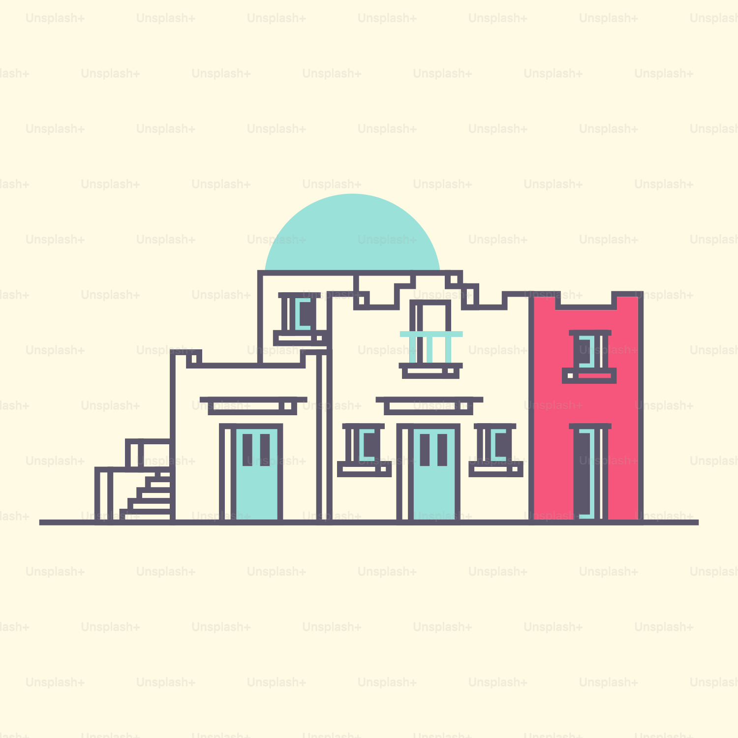 Un edificio con un reloj en la parte superior