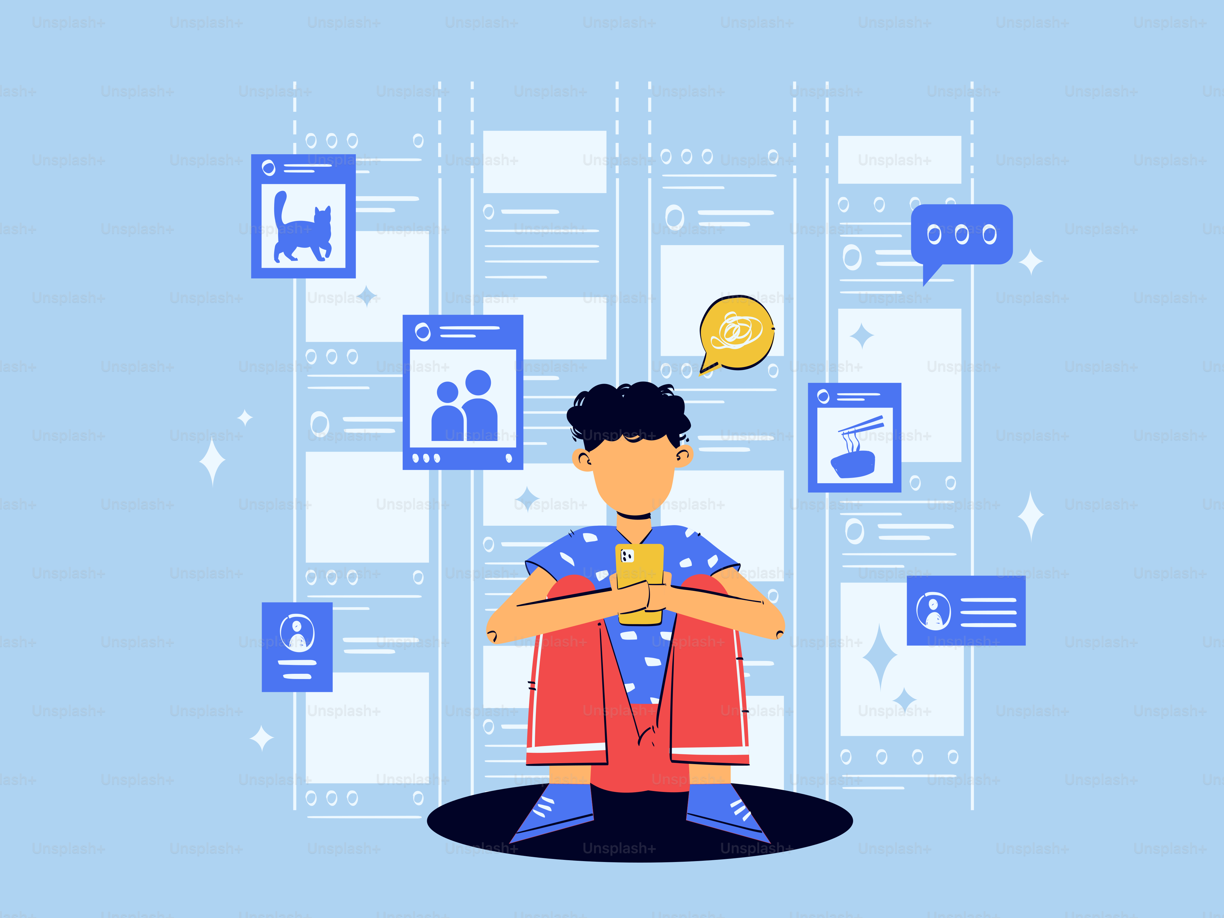 A man sitting on the floor with his arms crossed