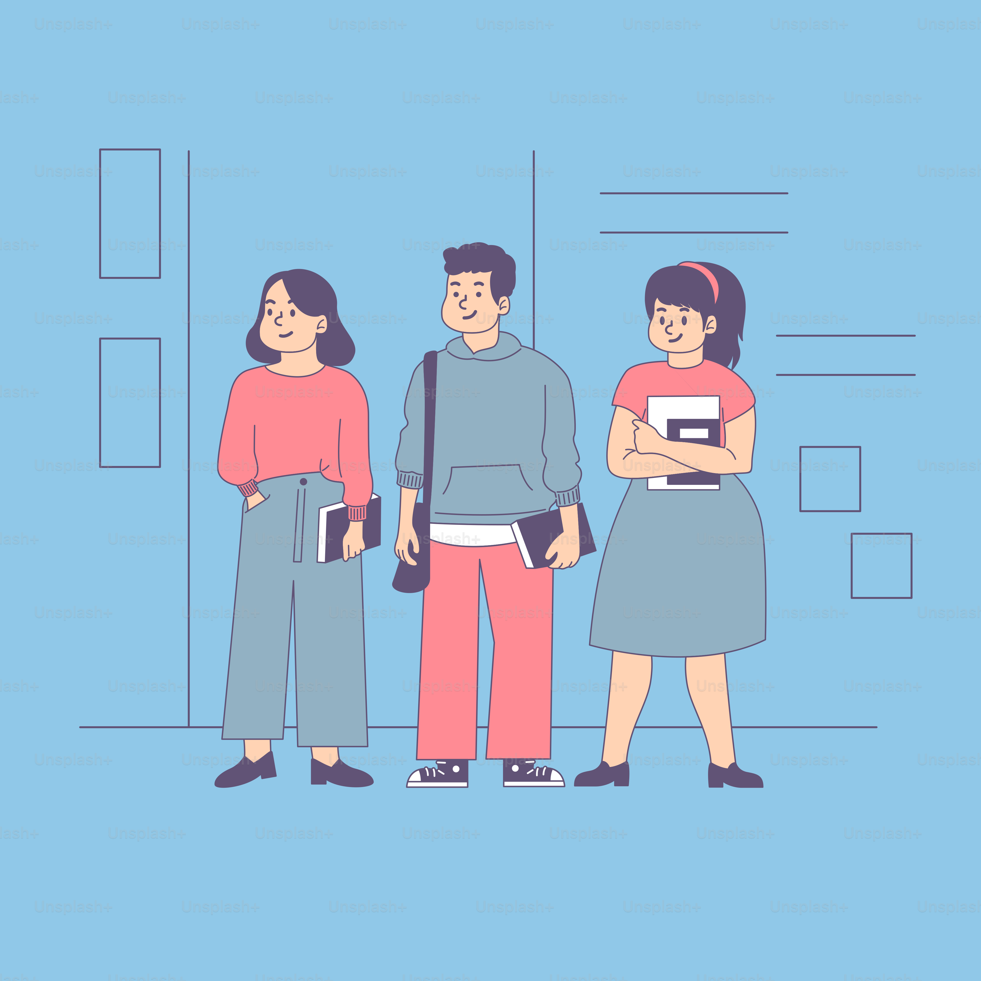 A group of people standing next to each other