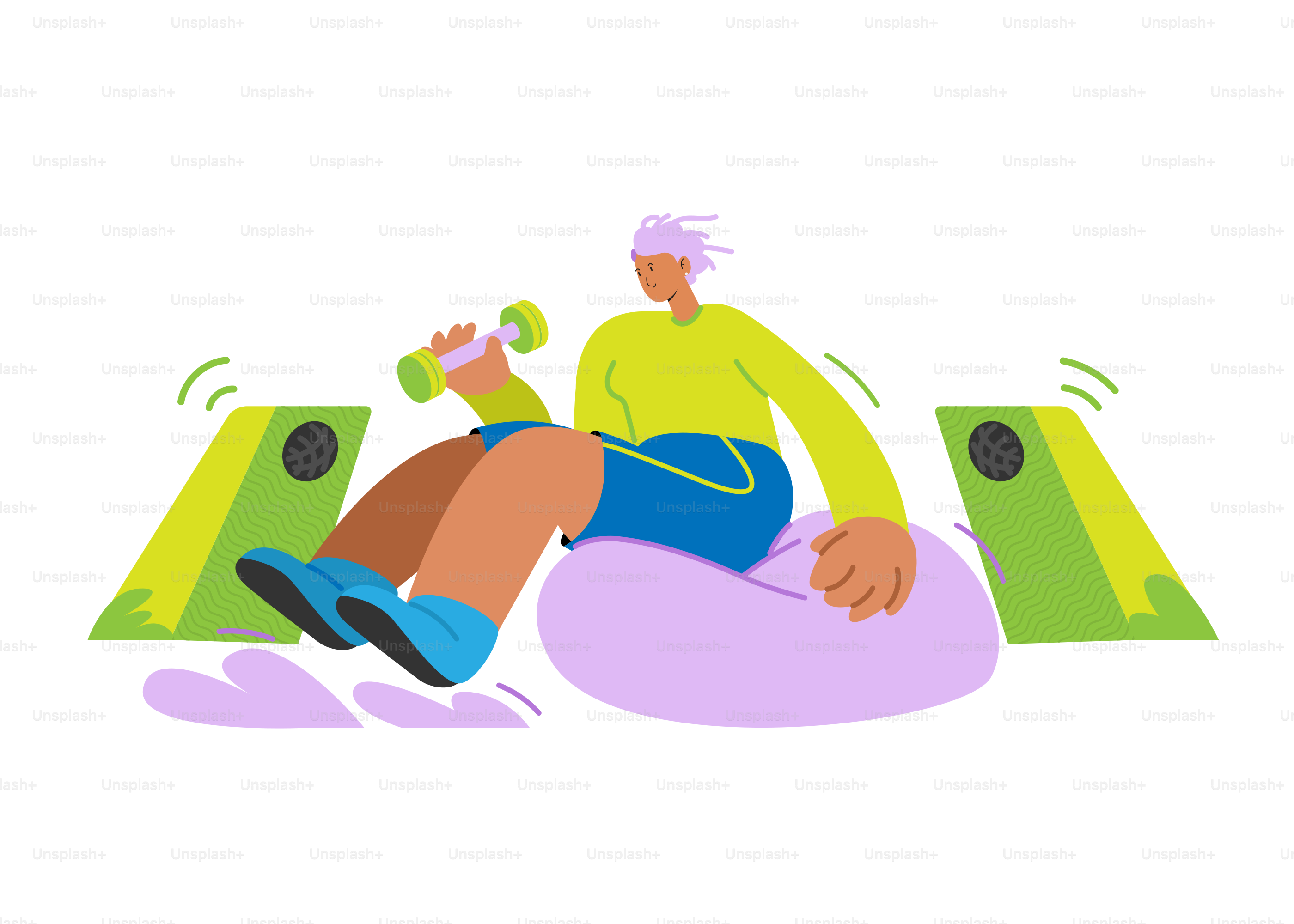 A man sitting on a bean bag chair with a bottle of water in his hand