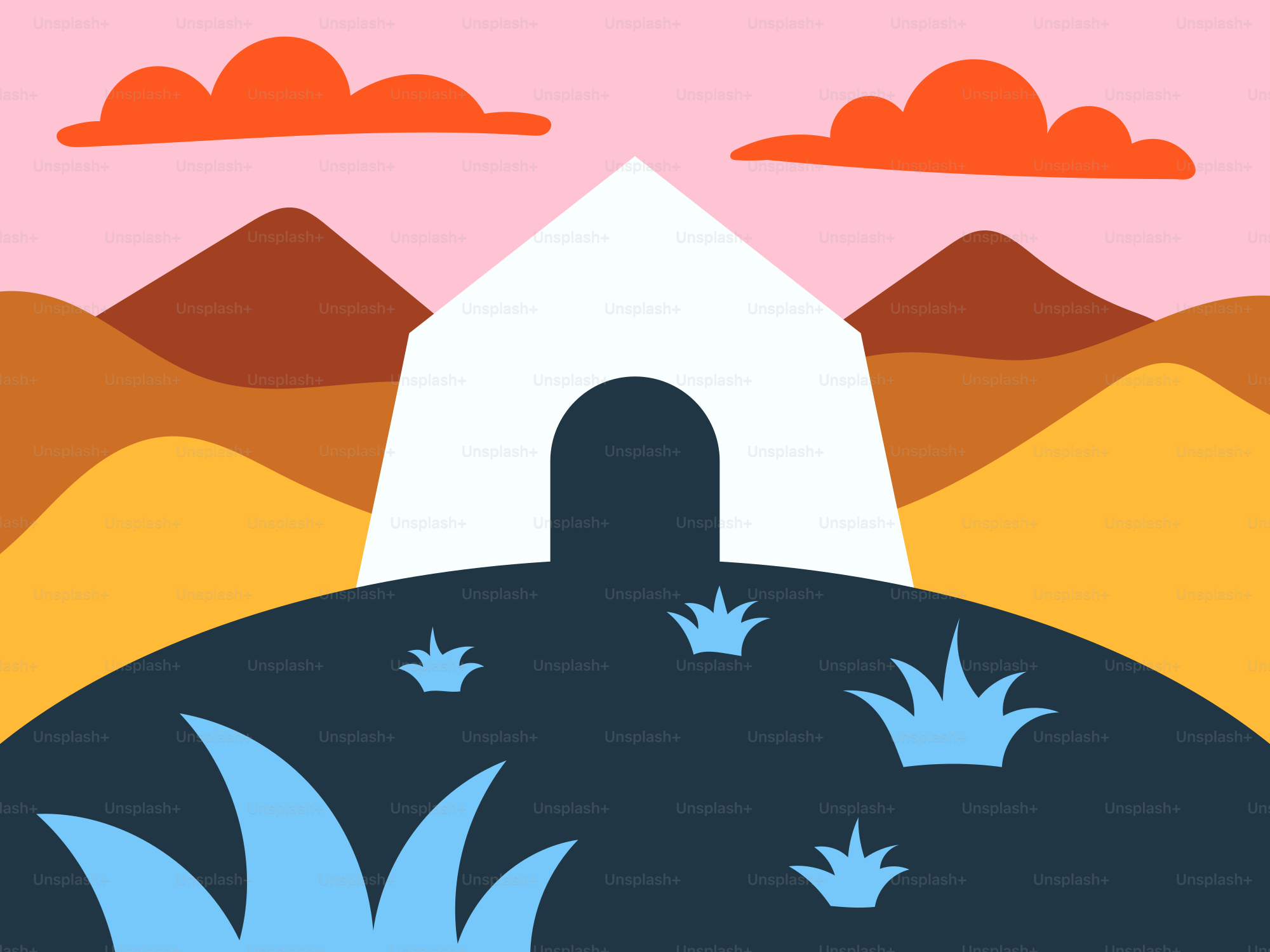 A picture of a person standing on top of a hill