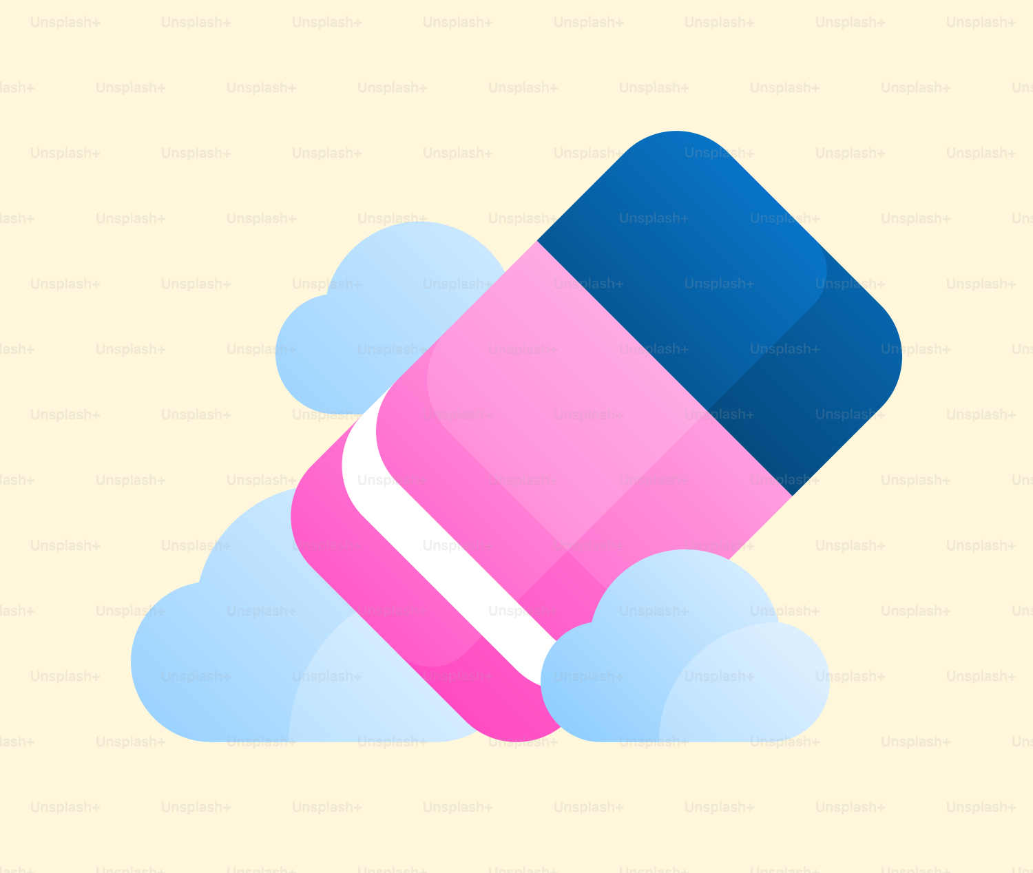 Une pilule rose et bleue