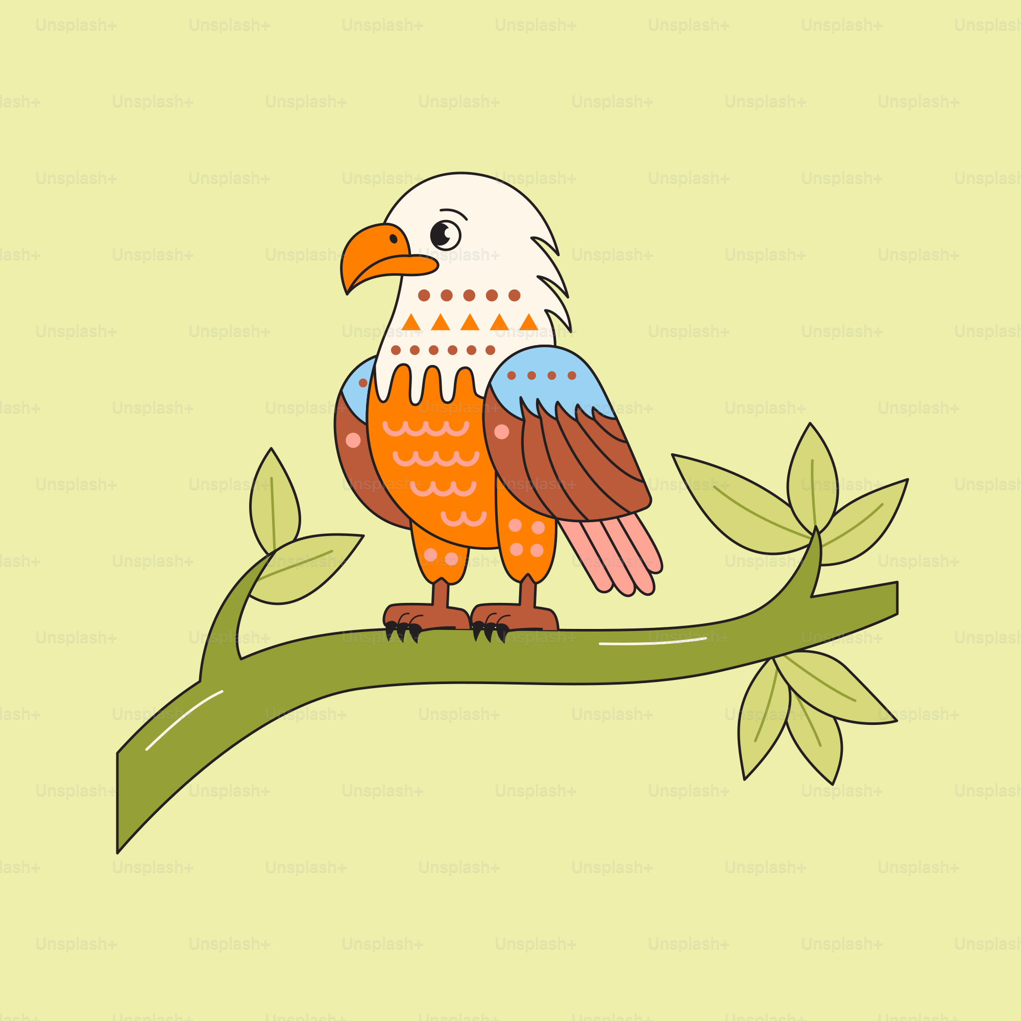 A picture of a bird sitting on a branch