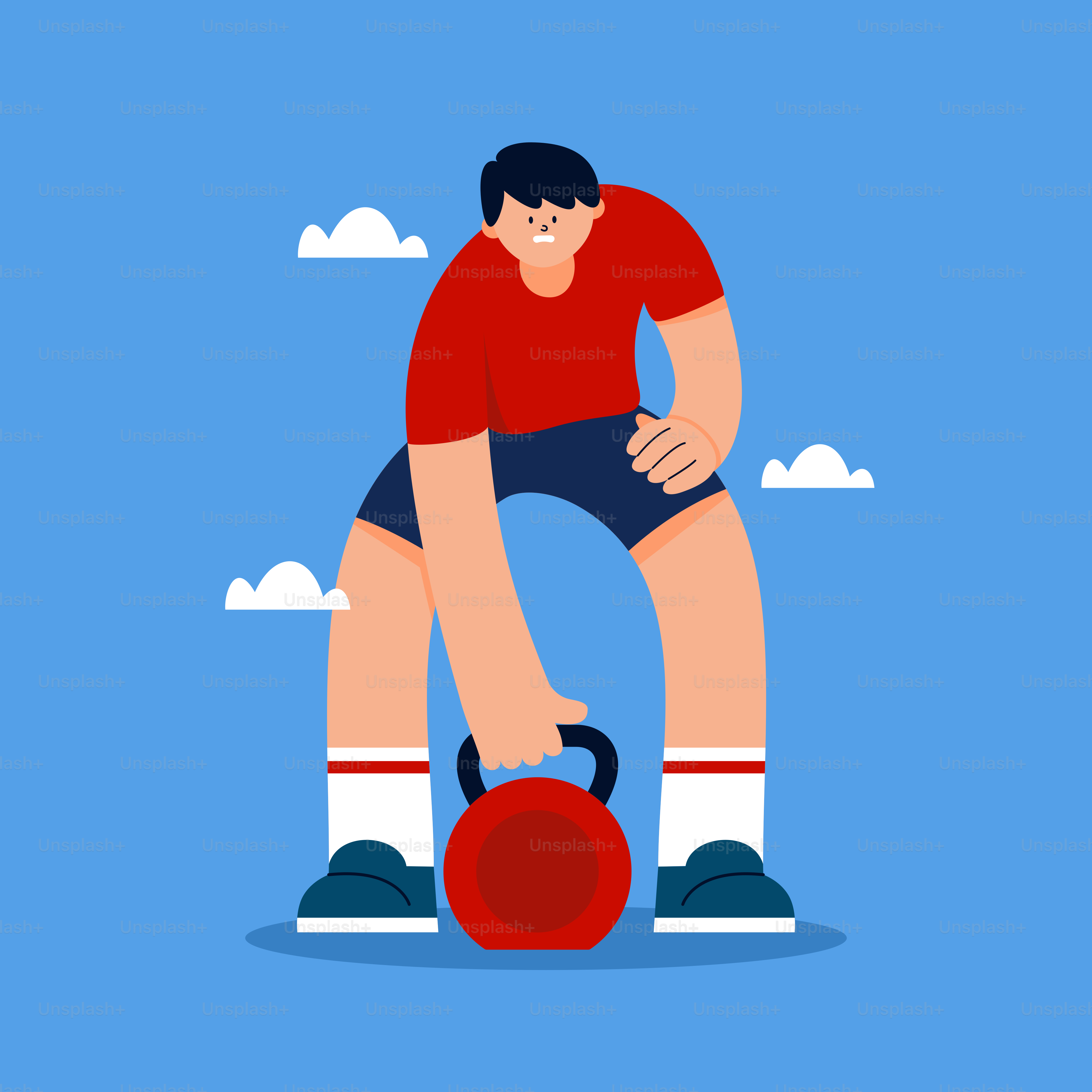 A man squatting down with a kettle in his hand