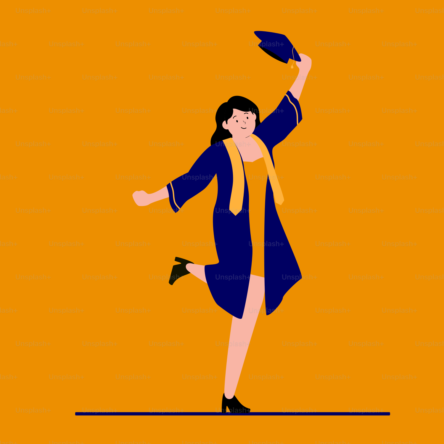 A woman in a blue dress holding a blue umbrella