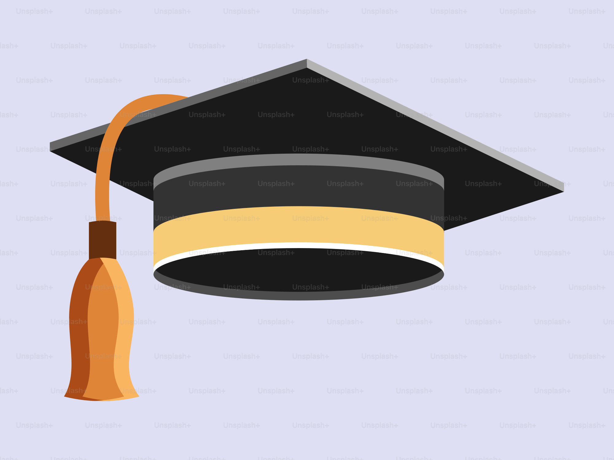 Una gorra de graduación con una borla colgando vector – Imagen de Educación  en Unsplash, image size:3000x2250