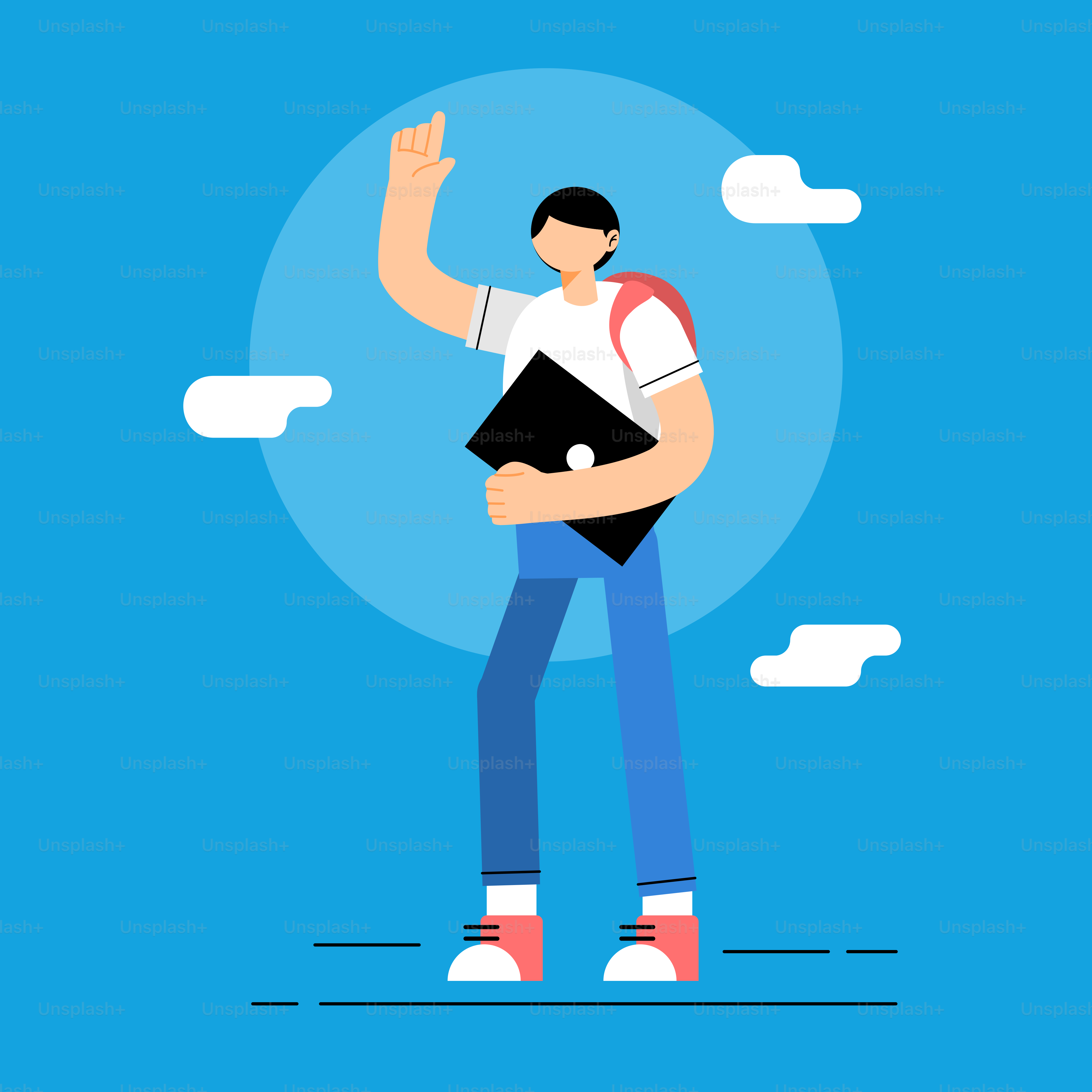 A man holding a book in his hands