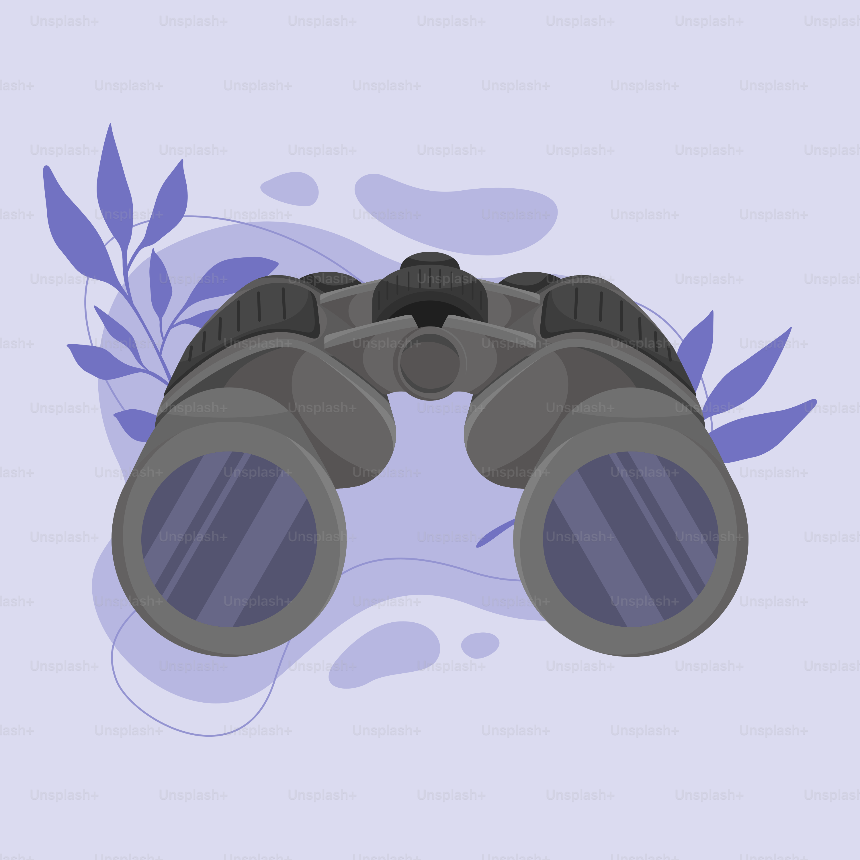 A pair of binoculars sitting on top of a table