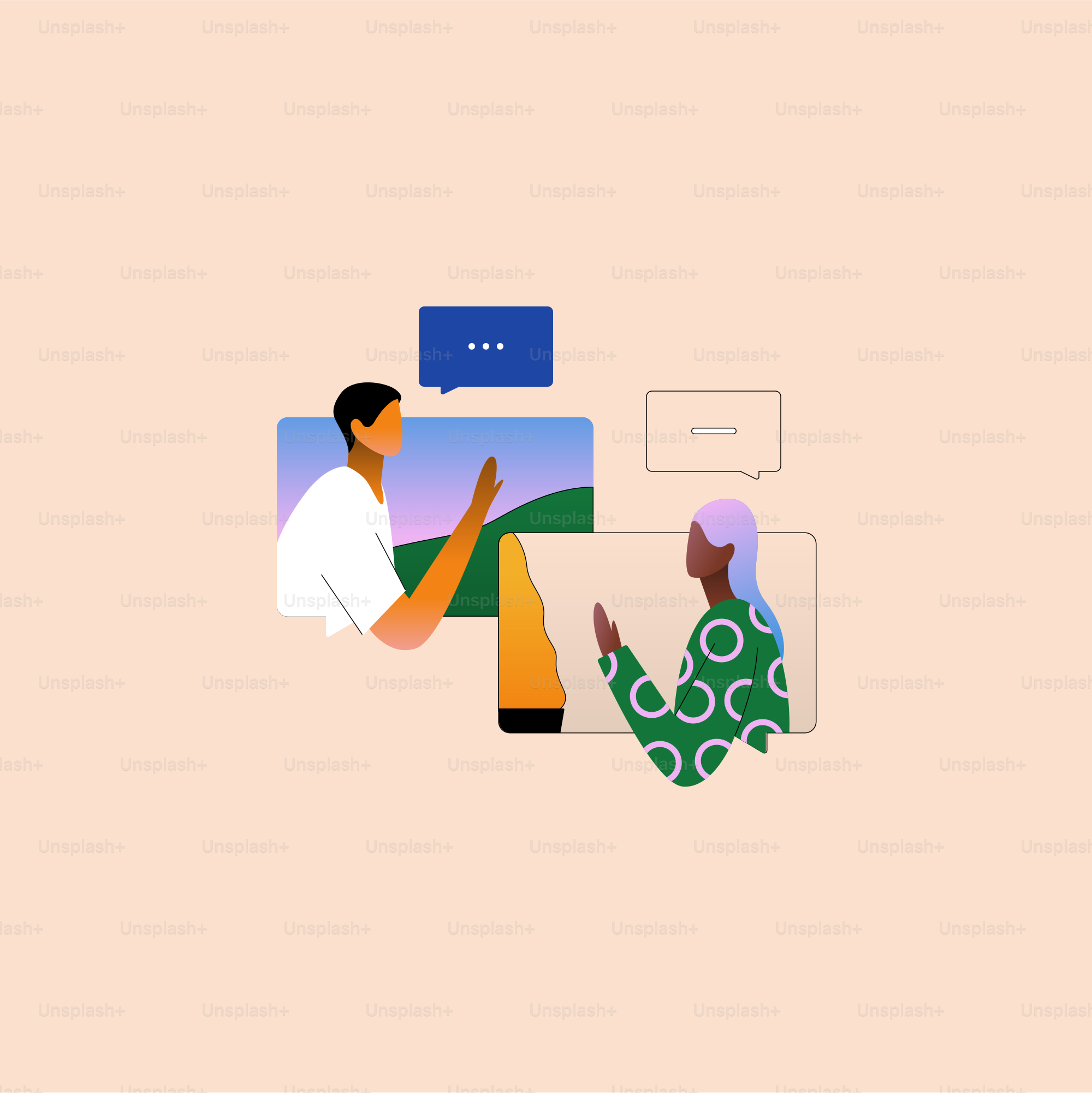 A couple of people sitting next to each other