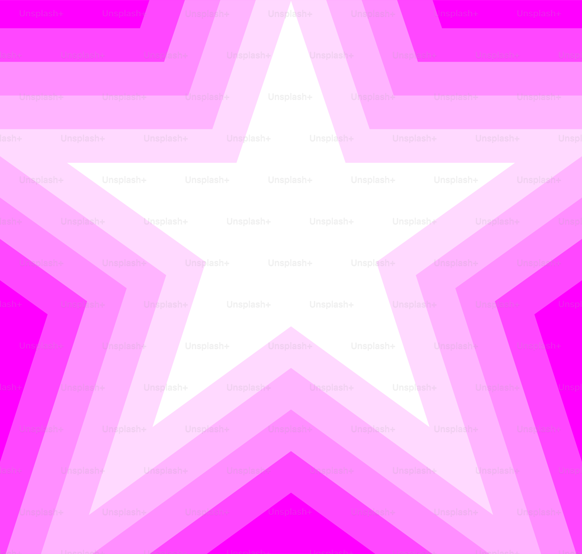 A white star on a purple background