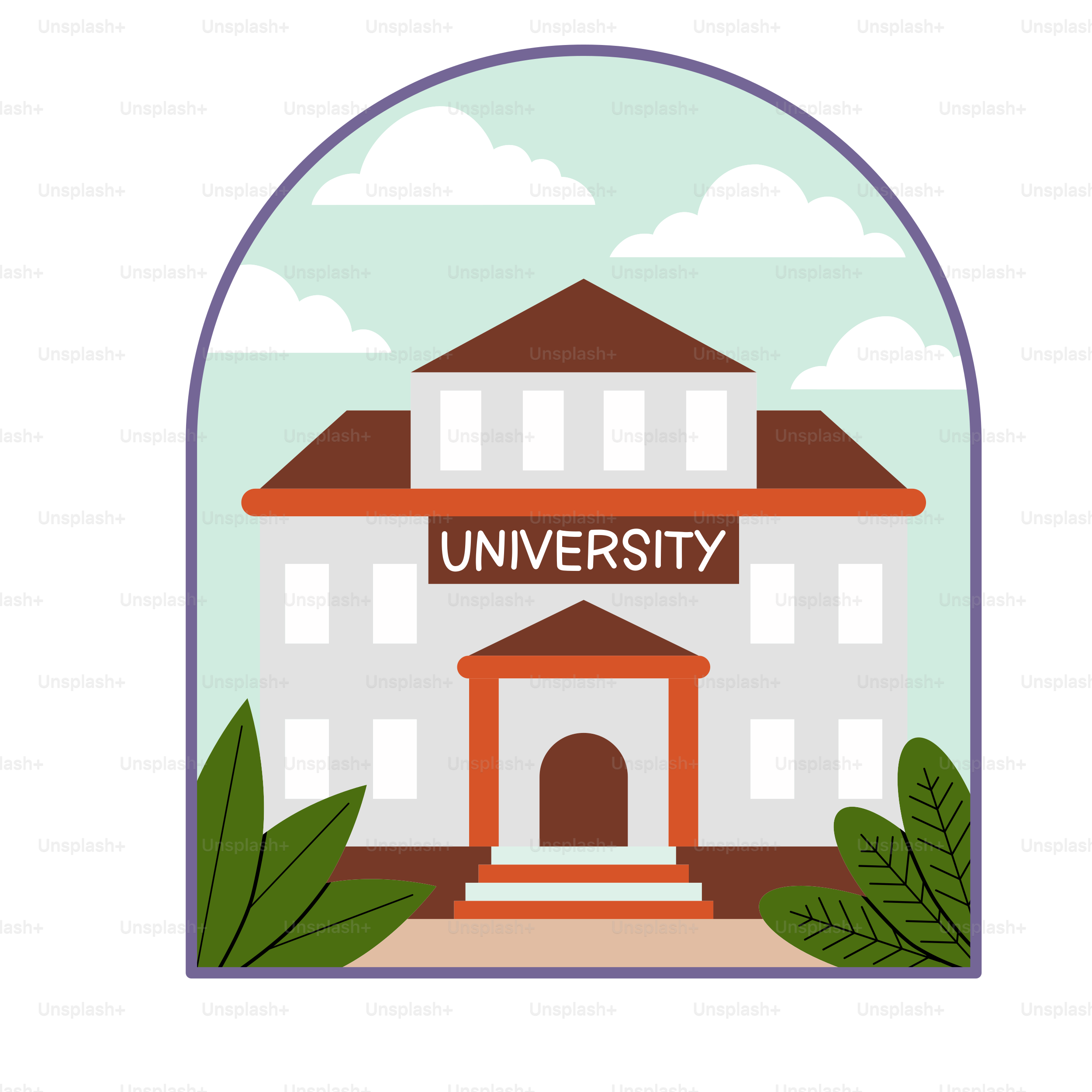 A building with a sign that says university