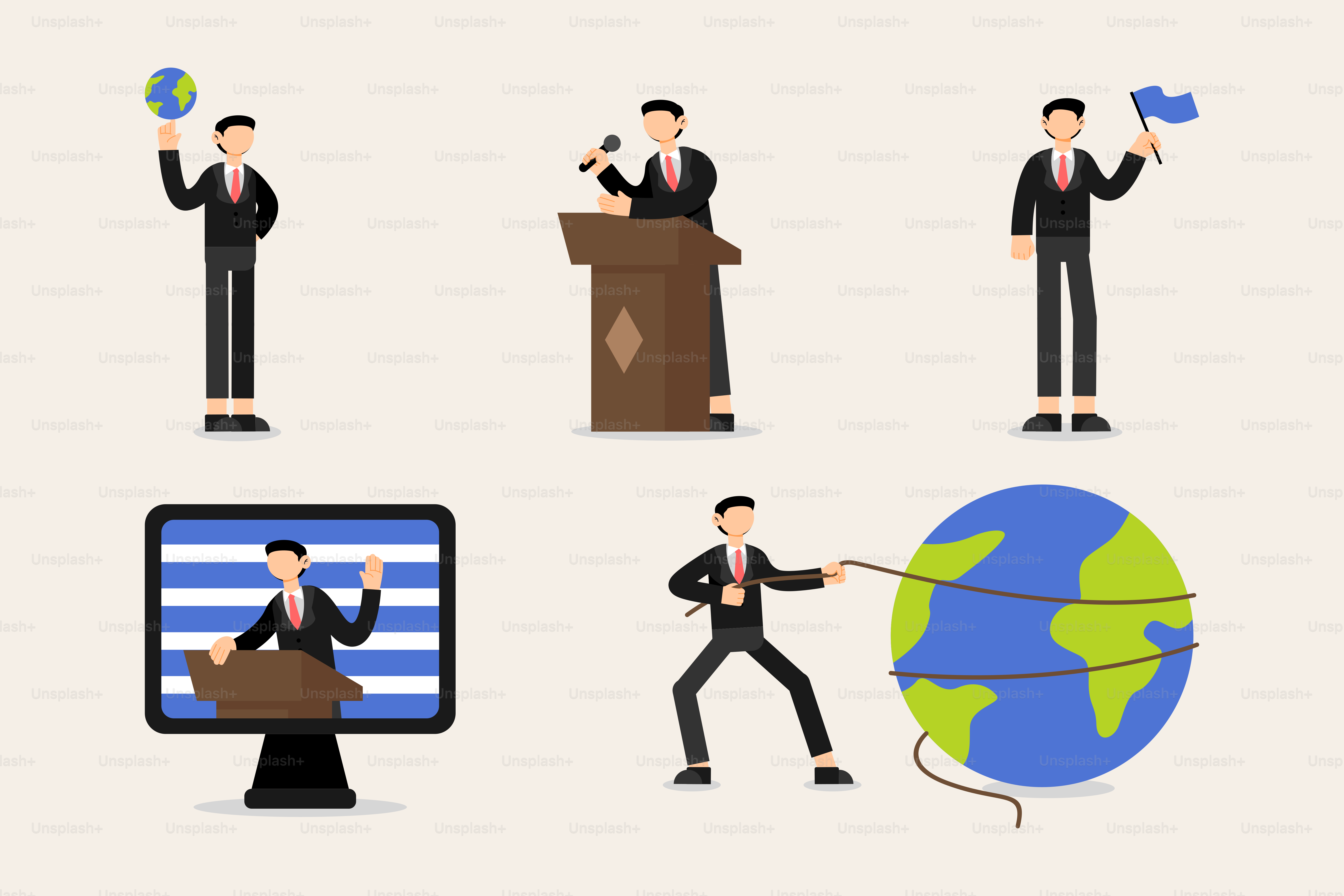 A man giving a speech at a podium