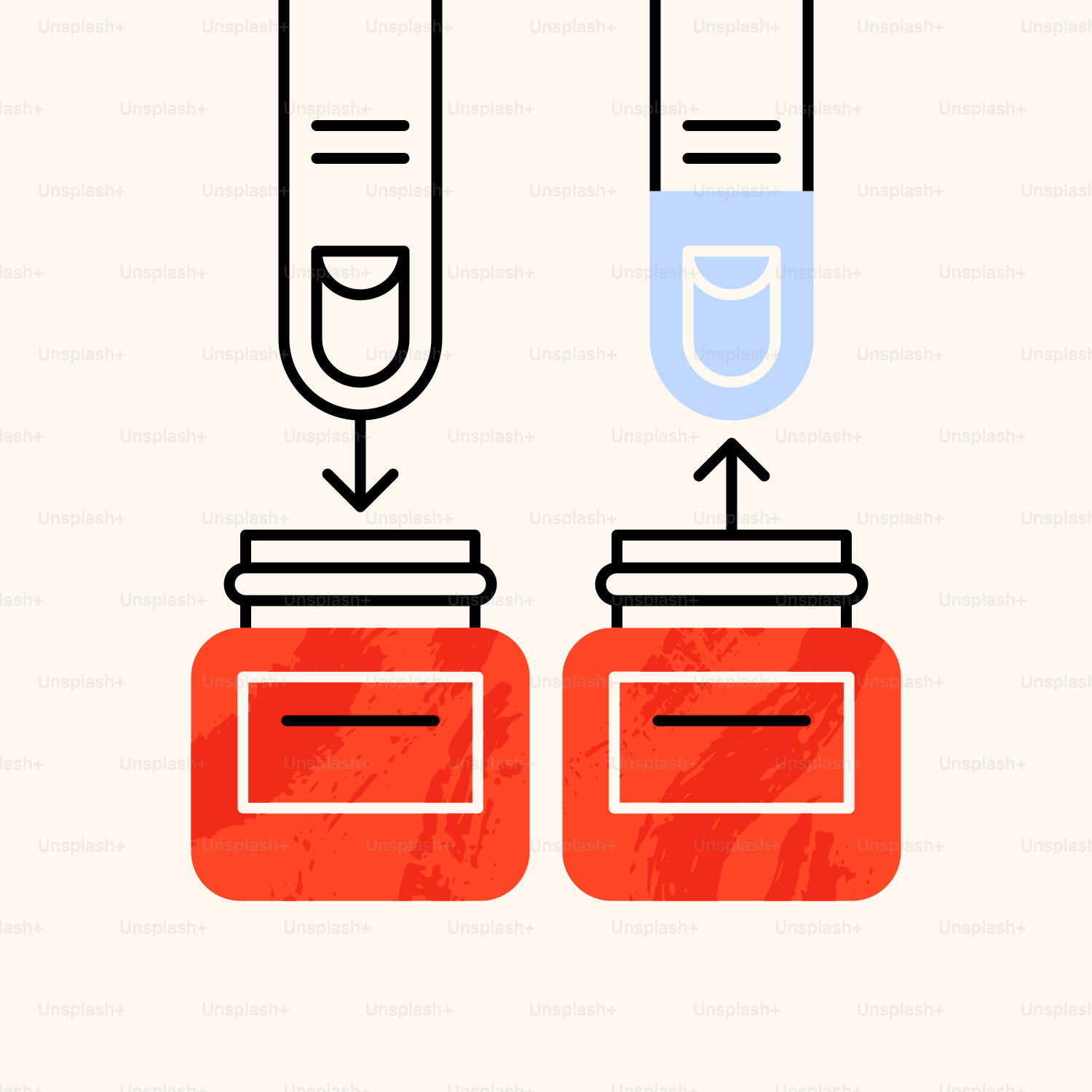 A bottle of liquid with a needle on top of it