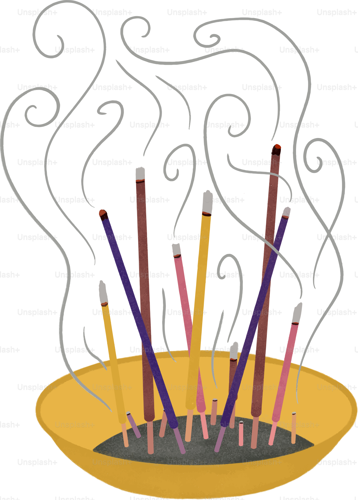 色鉛筆がたくさん入ったボウル