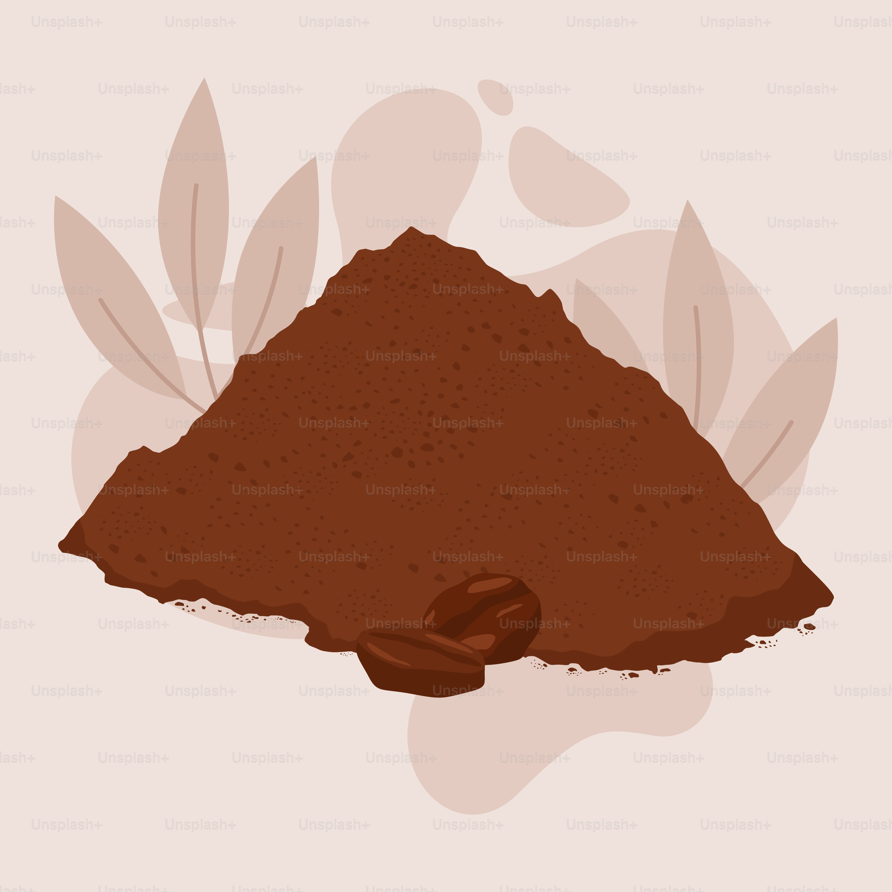 A pile of dirt sitting on top of a table