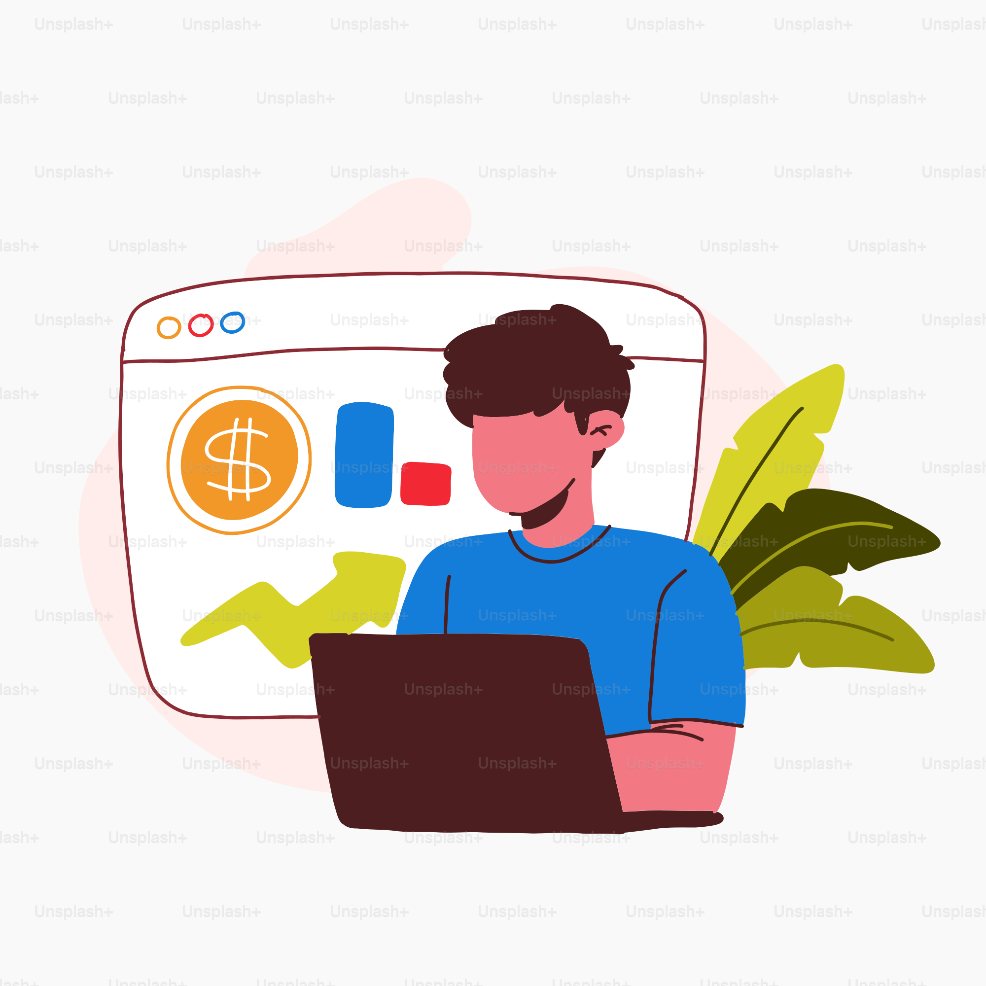 A man sitting in front of a laptop computer