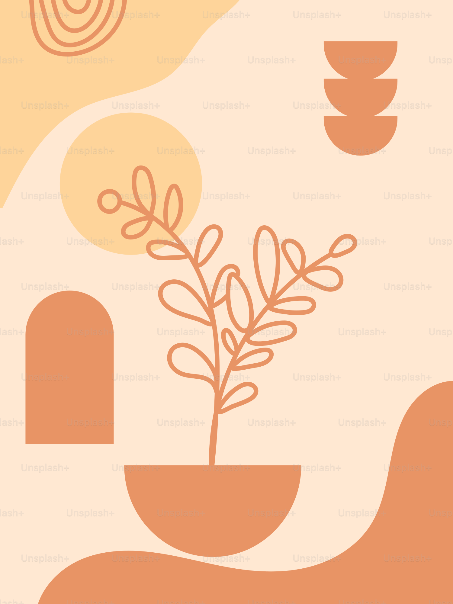 Una planta en una maceta sobre una mesa