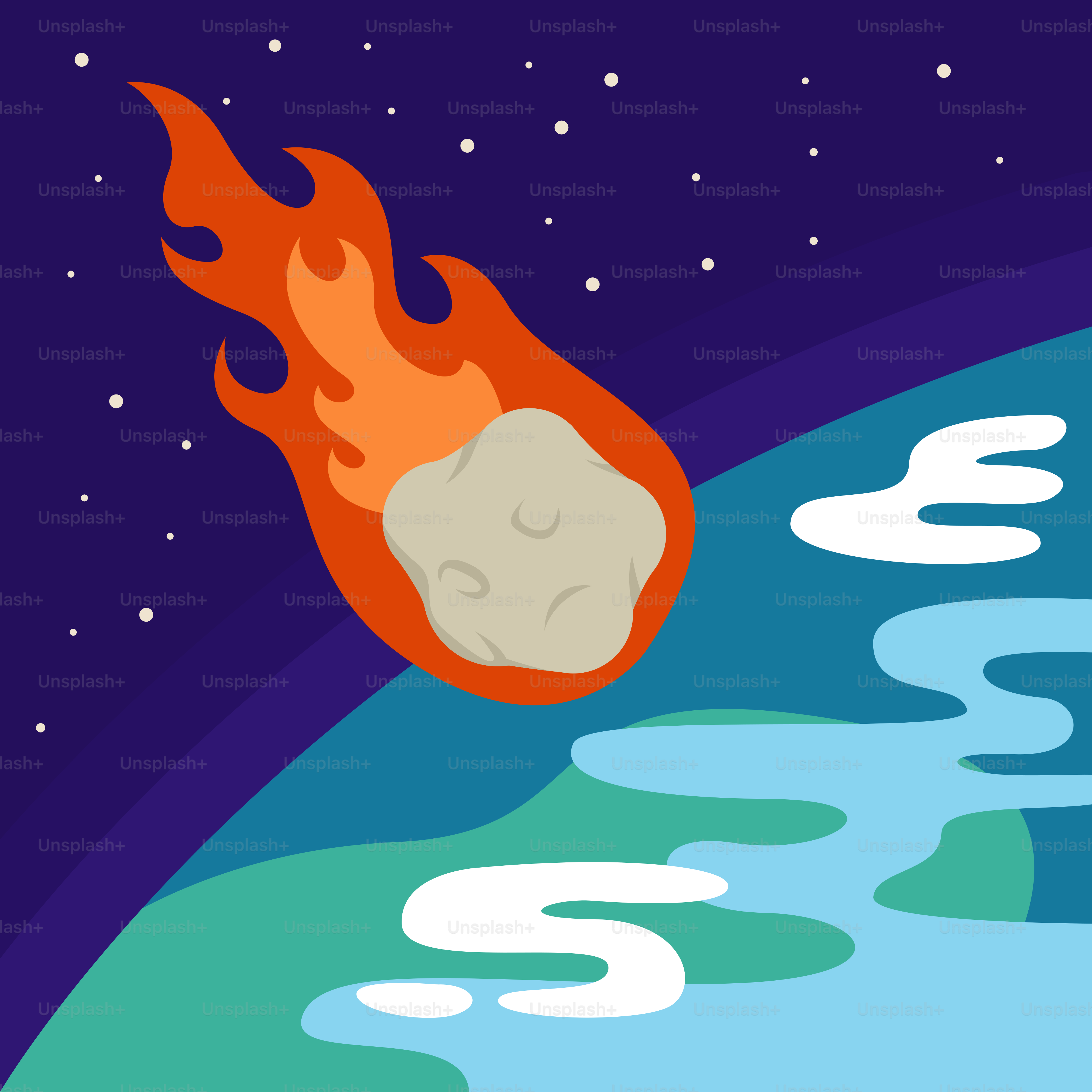 Ein Cartoon-Bild einer Rakete mit einer Flamme, die aus ihr herauskommt