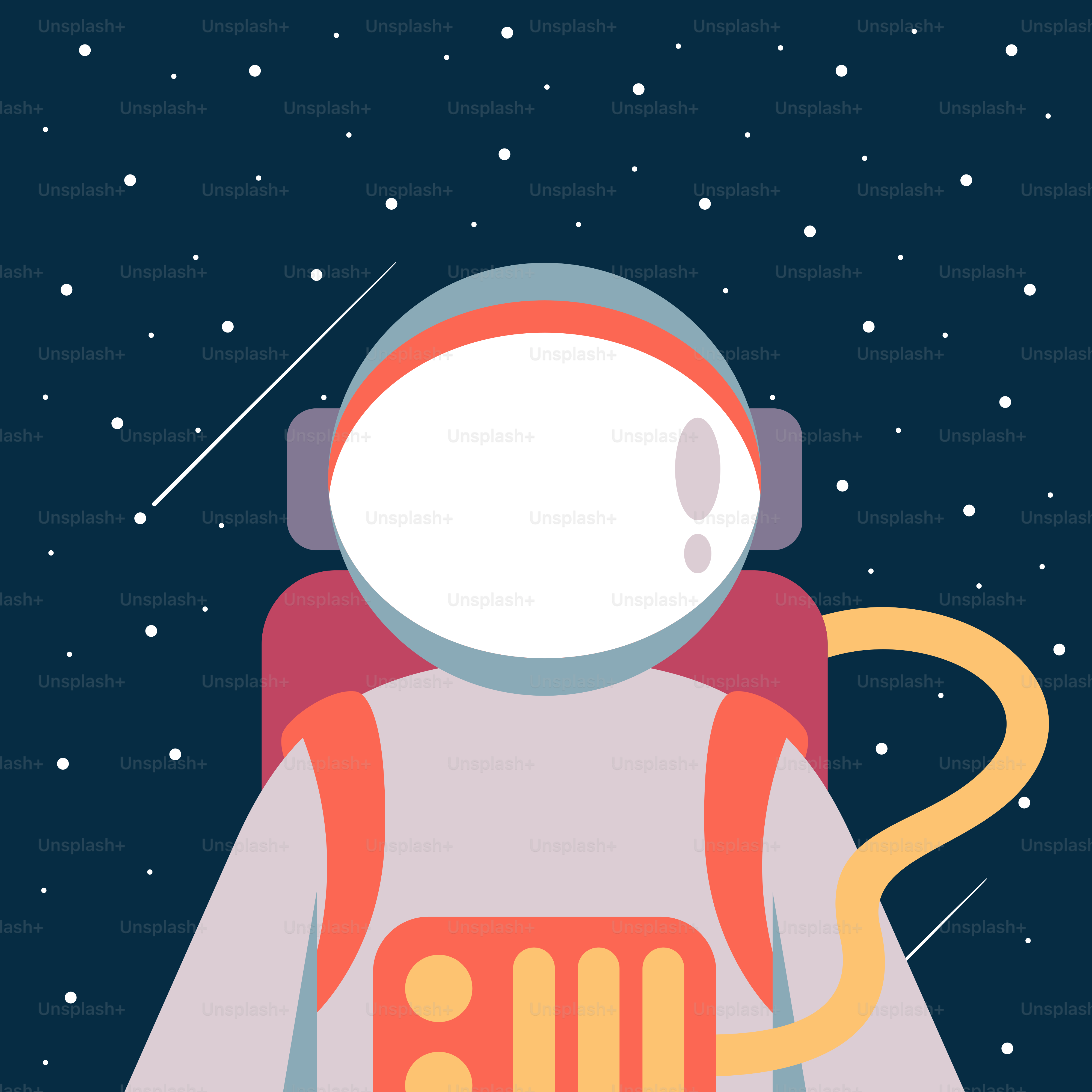 A blue and yellow object flying through the sky vector – Technology ...
