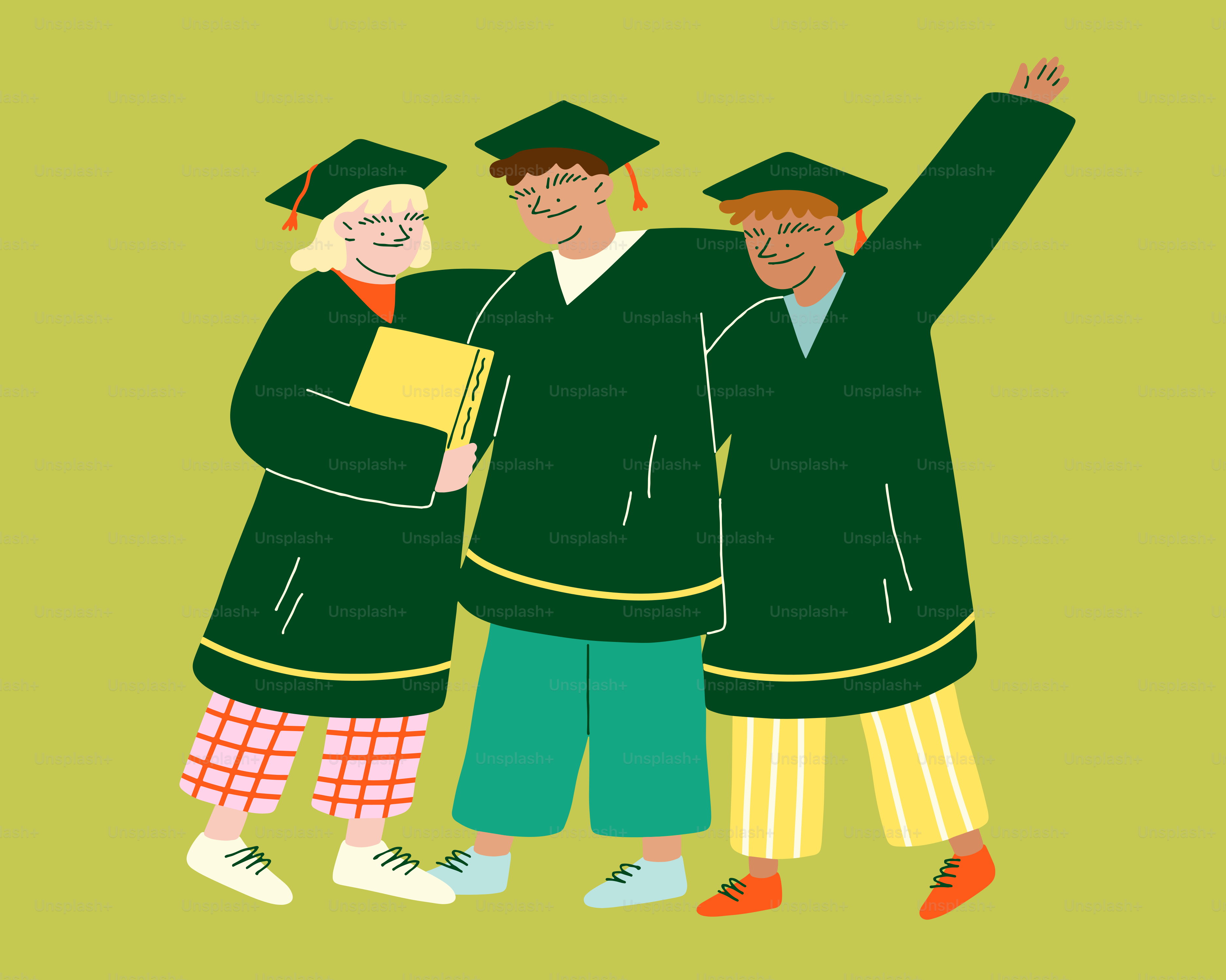 Un grupo de personas de pie una al lado de la otra