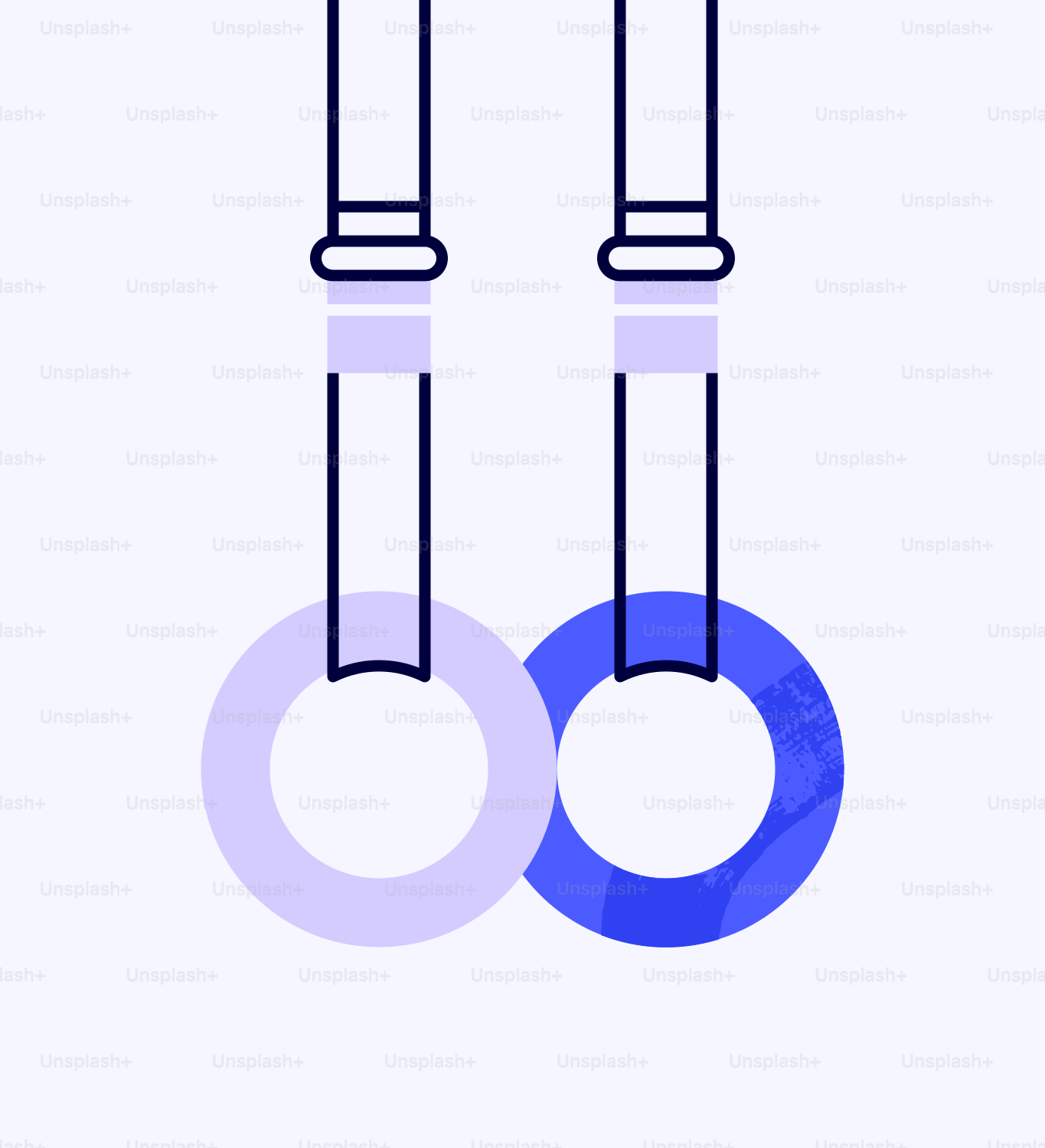 A drawing of a tube and a circle