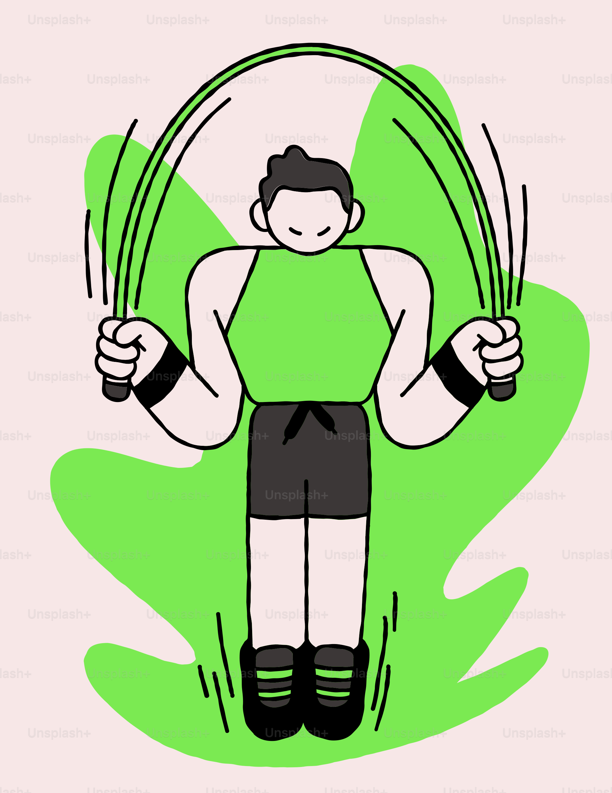 A cartoon of a person holding a frisbee