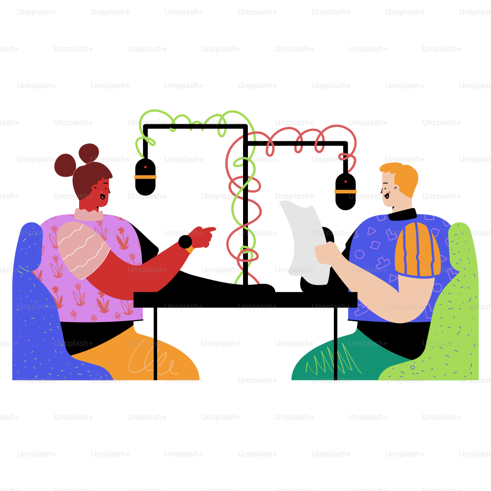 A couple of people sitting at a table