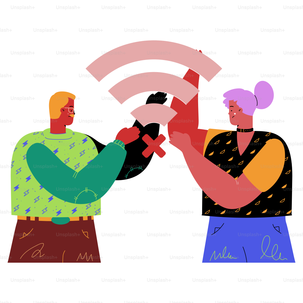 A couple of people standing next to each other