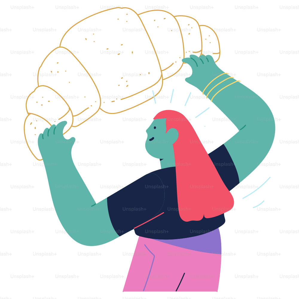 A person holding a large object over their head