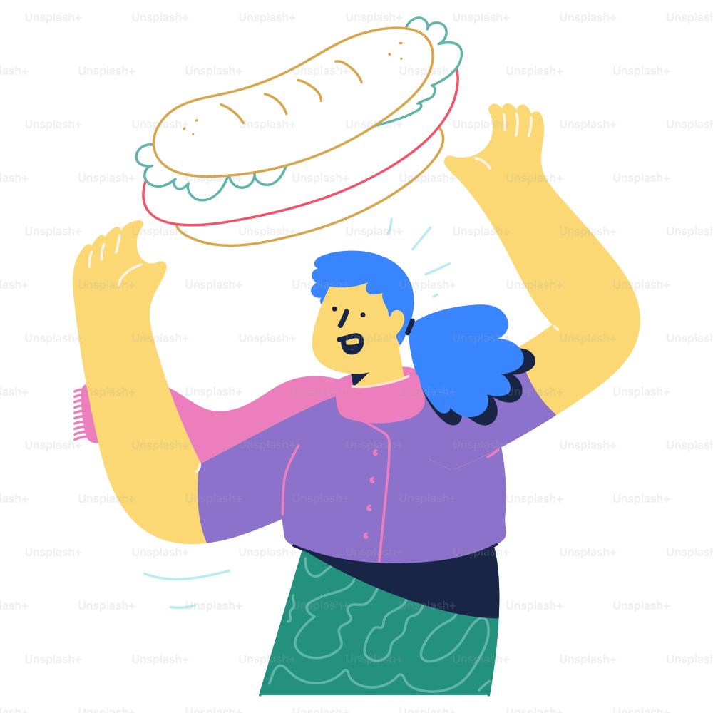 A woman holding a large piece of bread in her hands