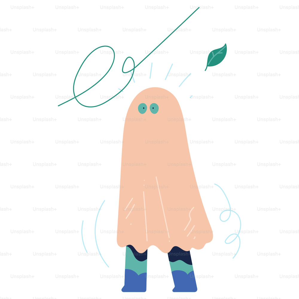 A drawing of a hand with a green leaf coming out of it